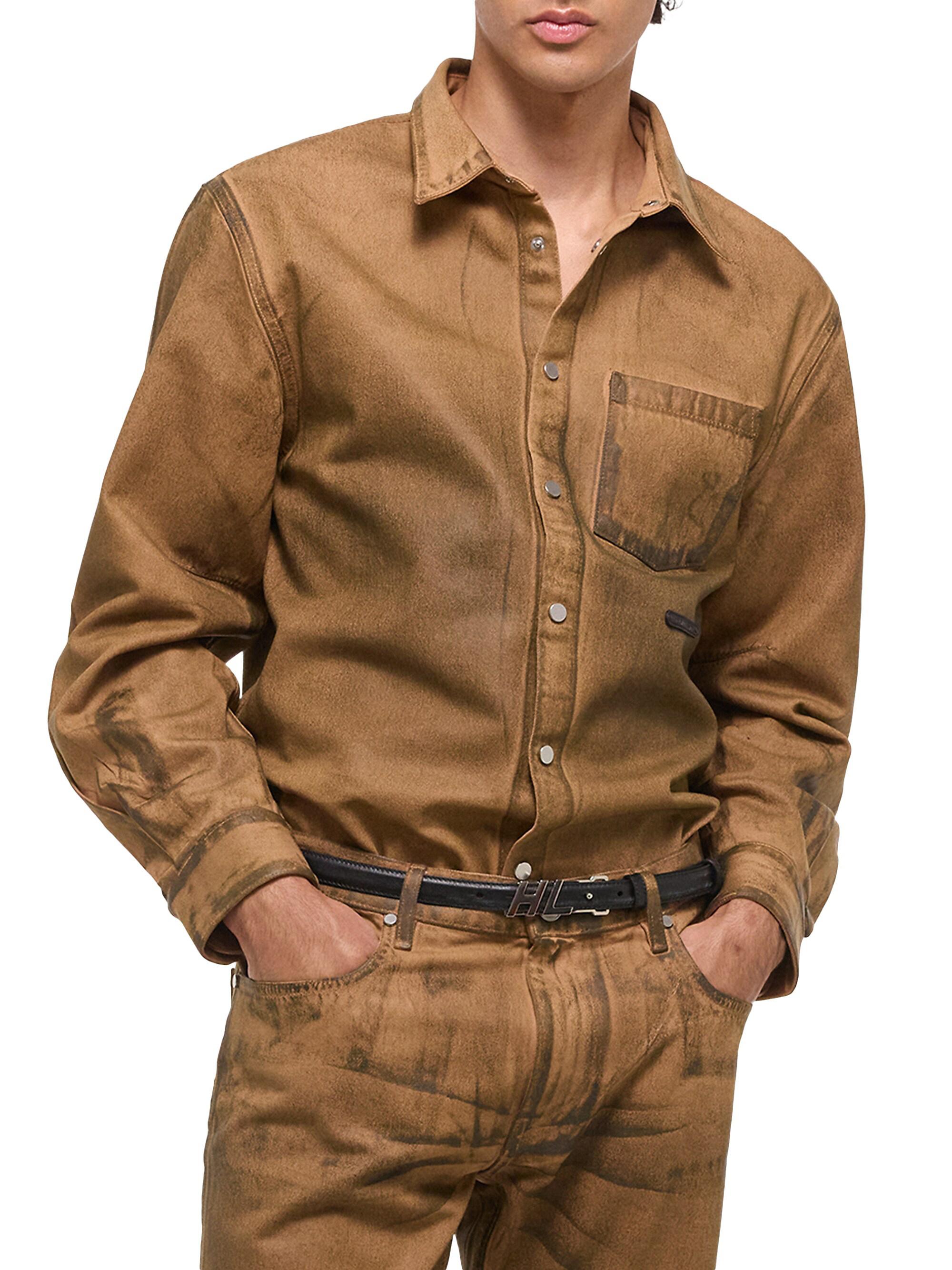 トップス Helmut Lang Original Button-Down Shirt Helmut Lang Uniform Shirt in Black | FWRD