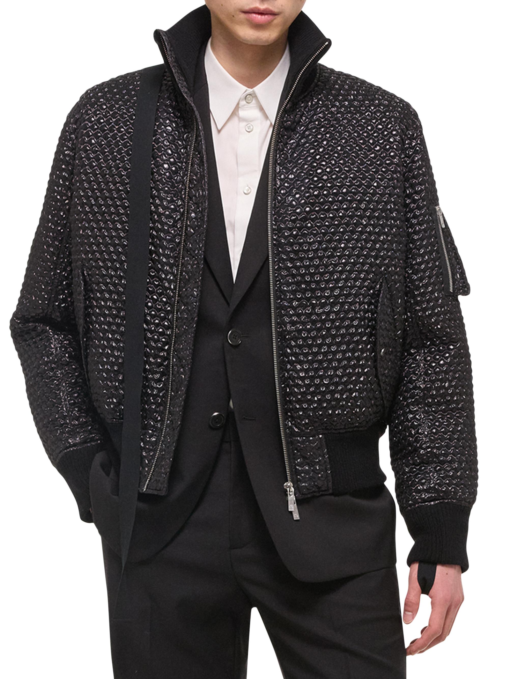 Helmut Lang Bubble Wrap Seatbelt Bomber Jacket | Saks Fifth