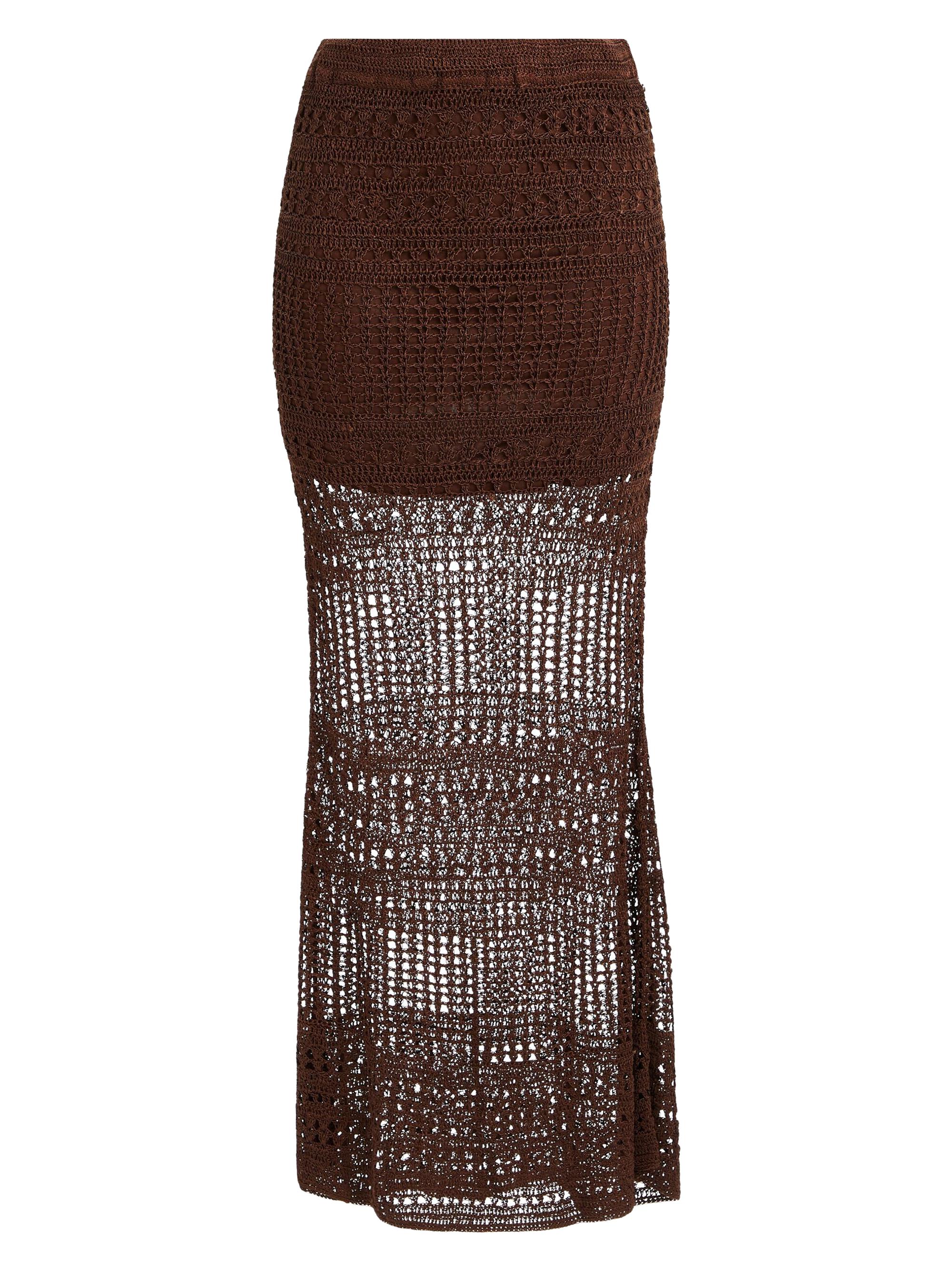 Ser.o.ya Women's Topanga Crochet Maxi Skirt - Coconut