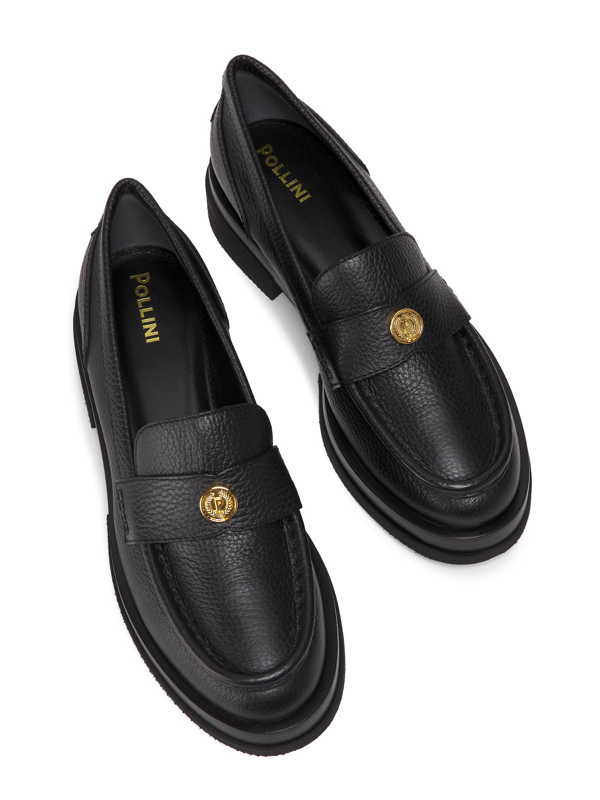 Pollini Leather Loafers | Saks Fifth Avenue
