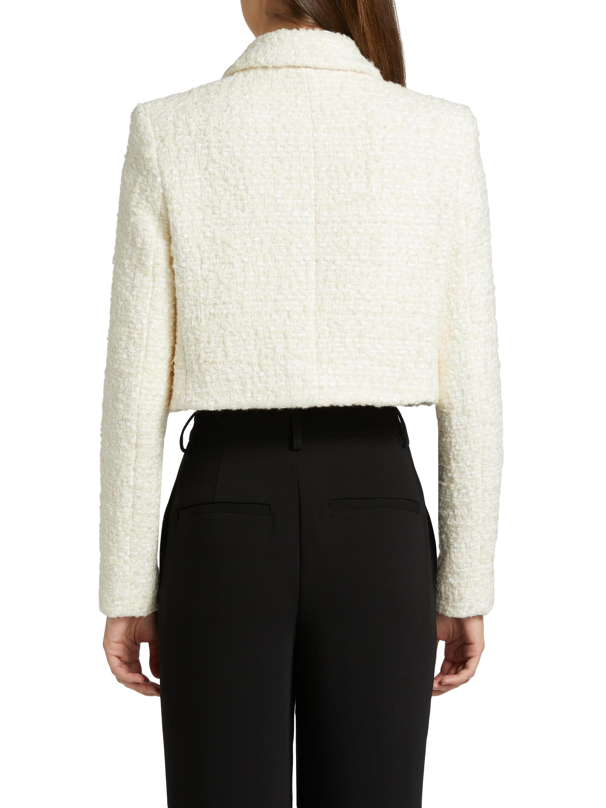 Adam Lippes Tweed Crop Jacket | Saks Fifth Avenue