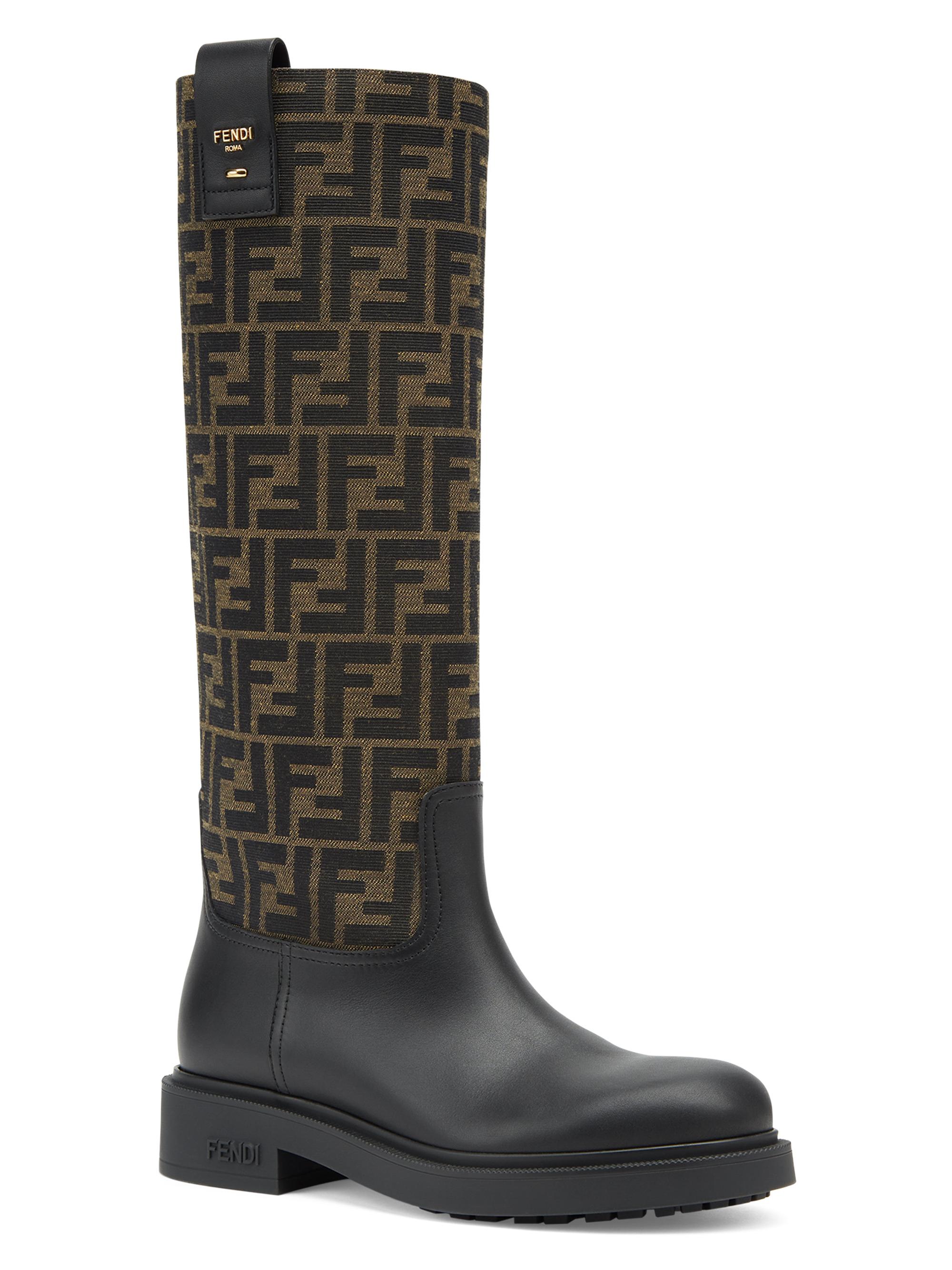 Fendi Filo FF Logo Boots | Saks Fifth Avenue