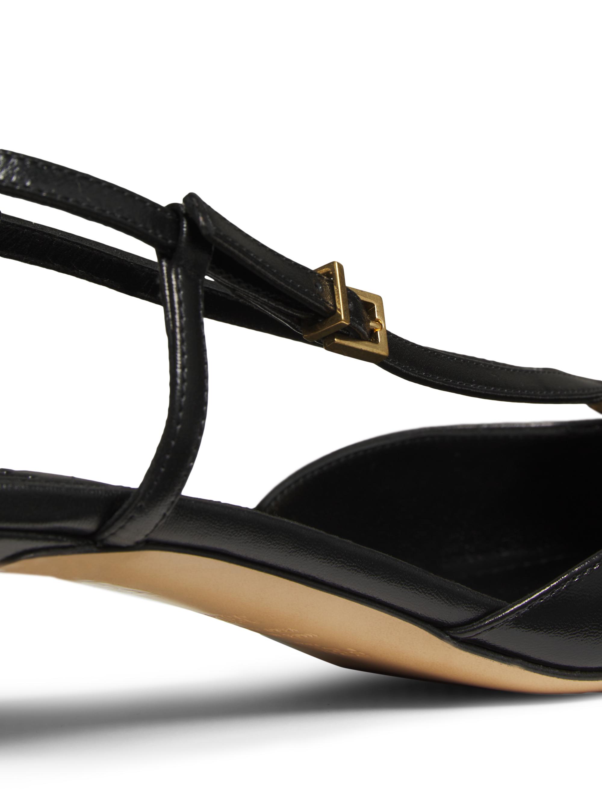 Fendi Fold 35MM Leather Slingback Pumps | Saks Fifth Avenue