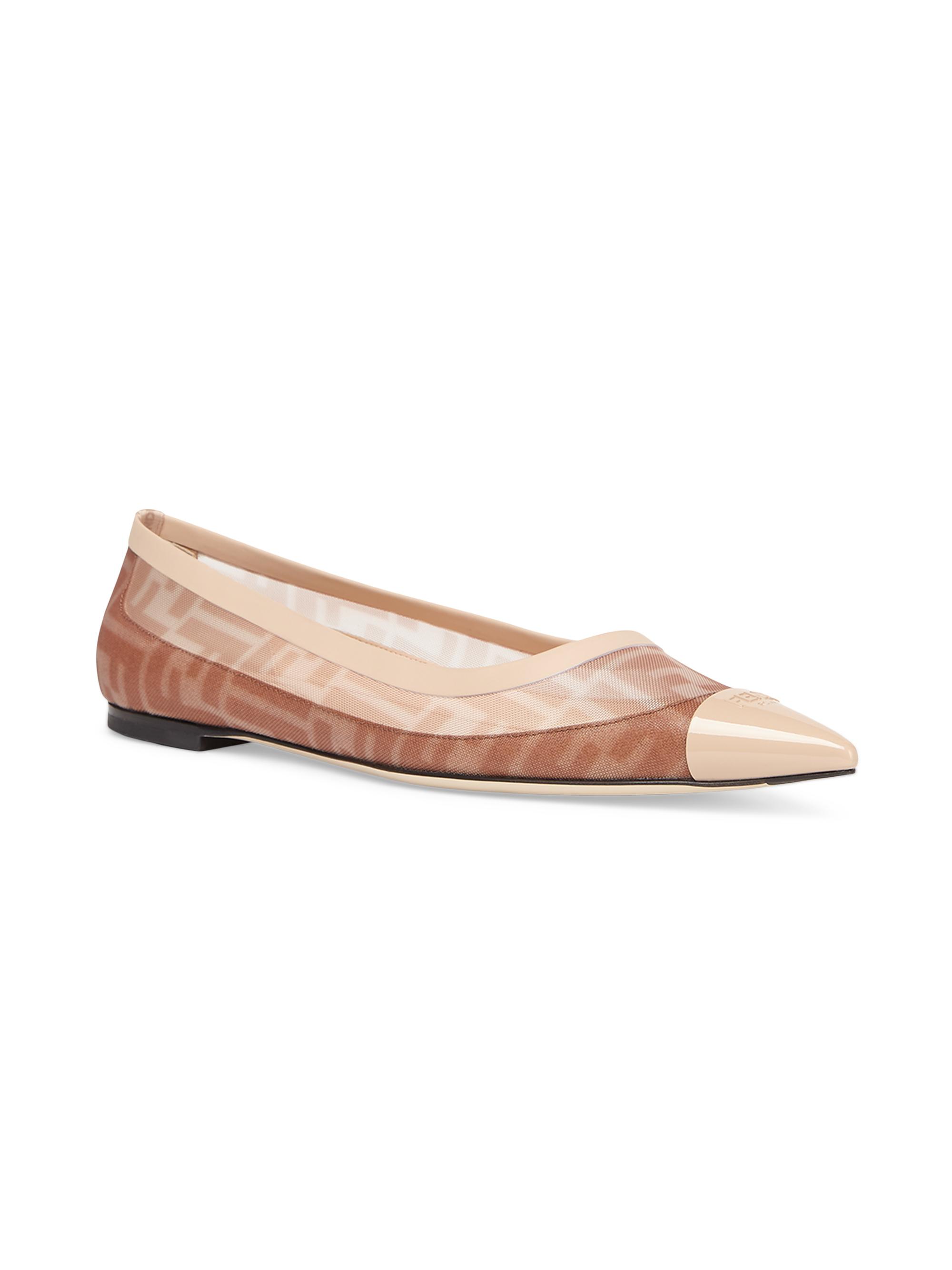 Fendi Colibri FF Ballerina Flats Saks Fifth Avenue