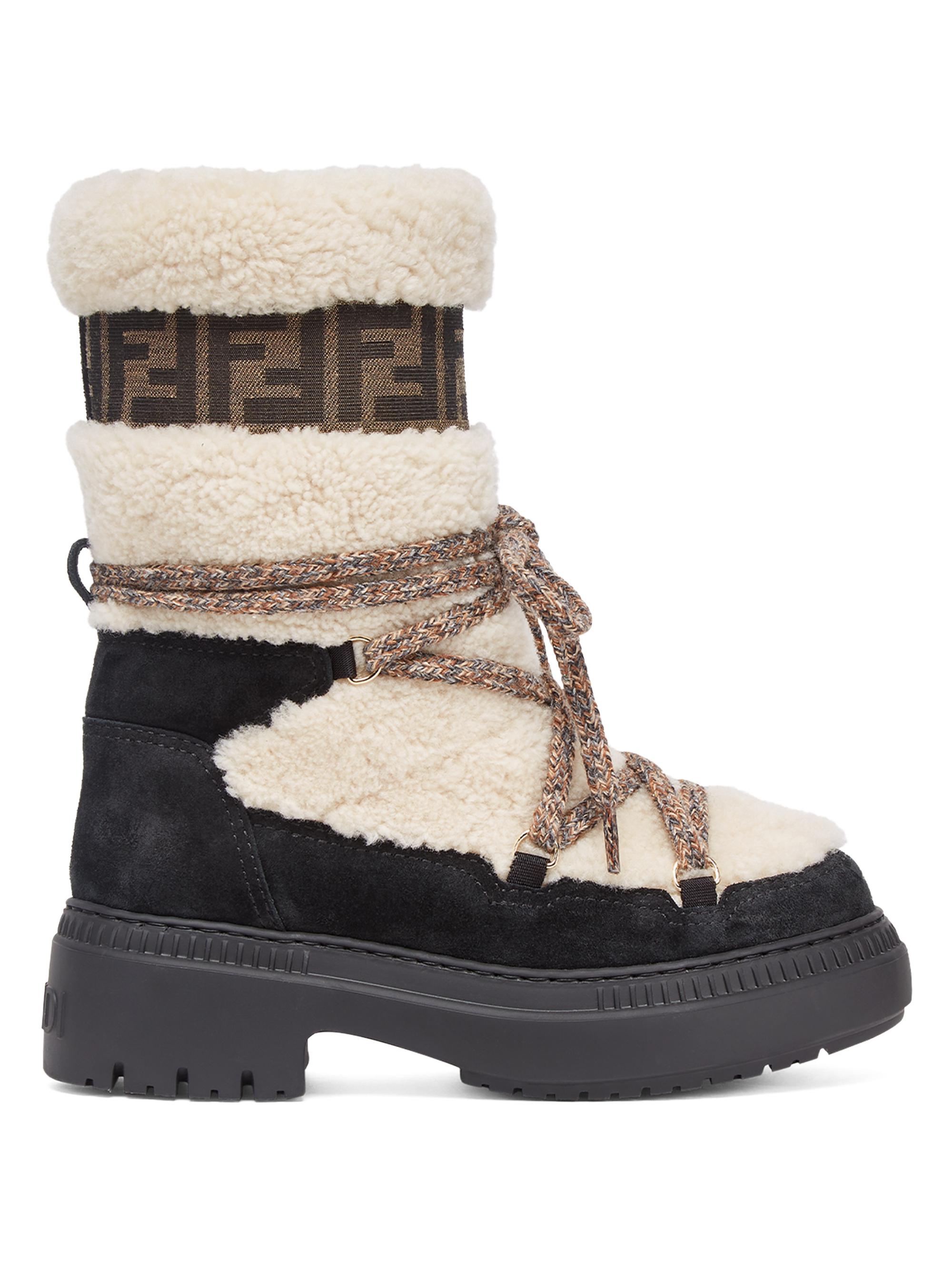 Fendi Women's Shearling-Lined Ski Boots