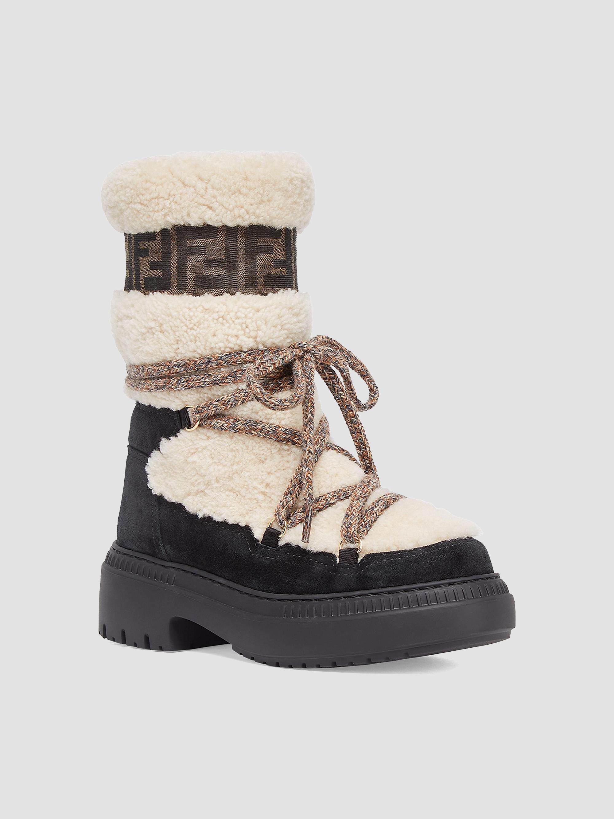 Fendi Shearling-Lined Ski Boots | Saks Fifth Avenue