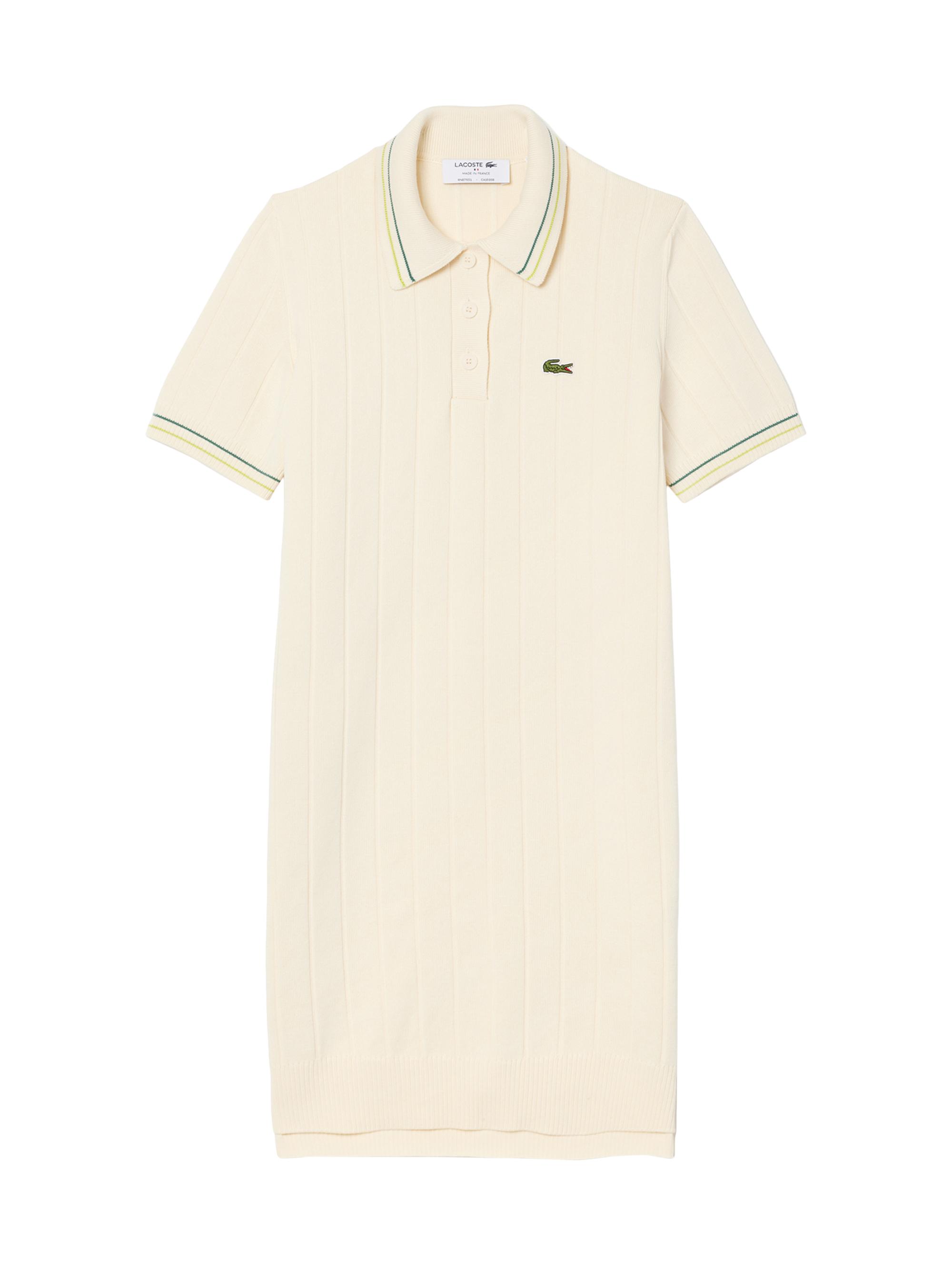 Lacoste Women's Rib-Knit Polo Minidress - Lapland Green