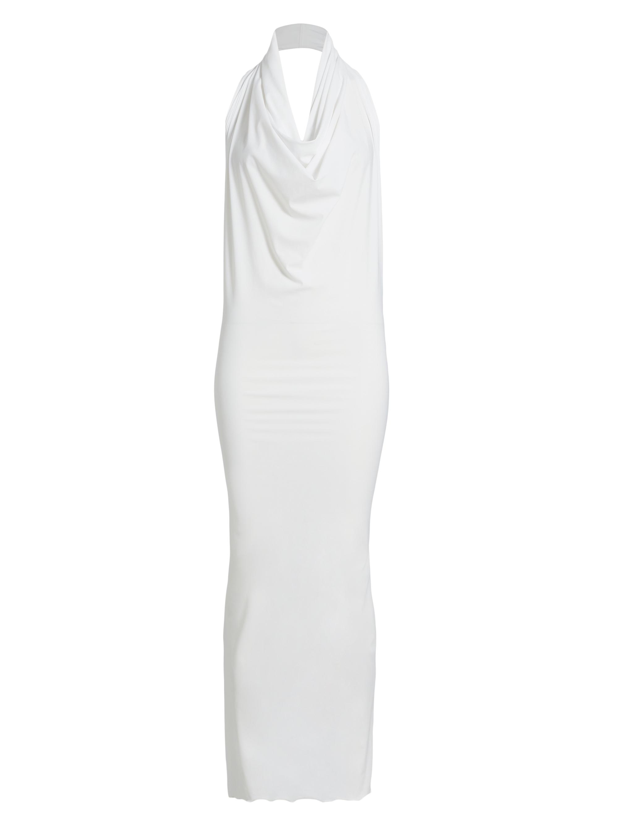 Chiara Boni La Petite Robe Women's Keira Jersey Cowlneck Midi-Dress - White