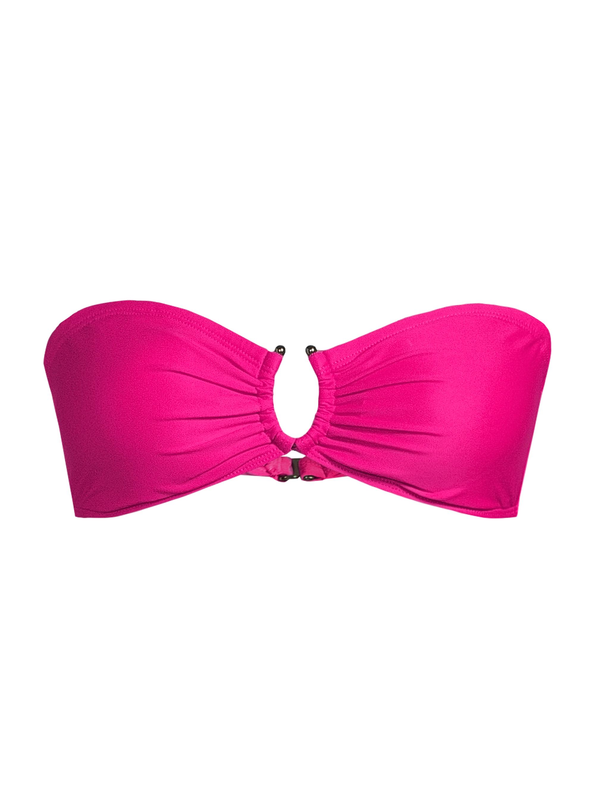 Kobi Halperin Women's Tayla Bandeau Bikini Top - Hot Pink