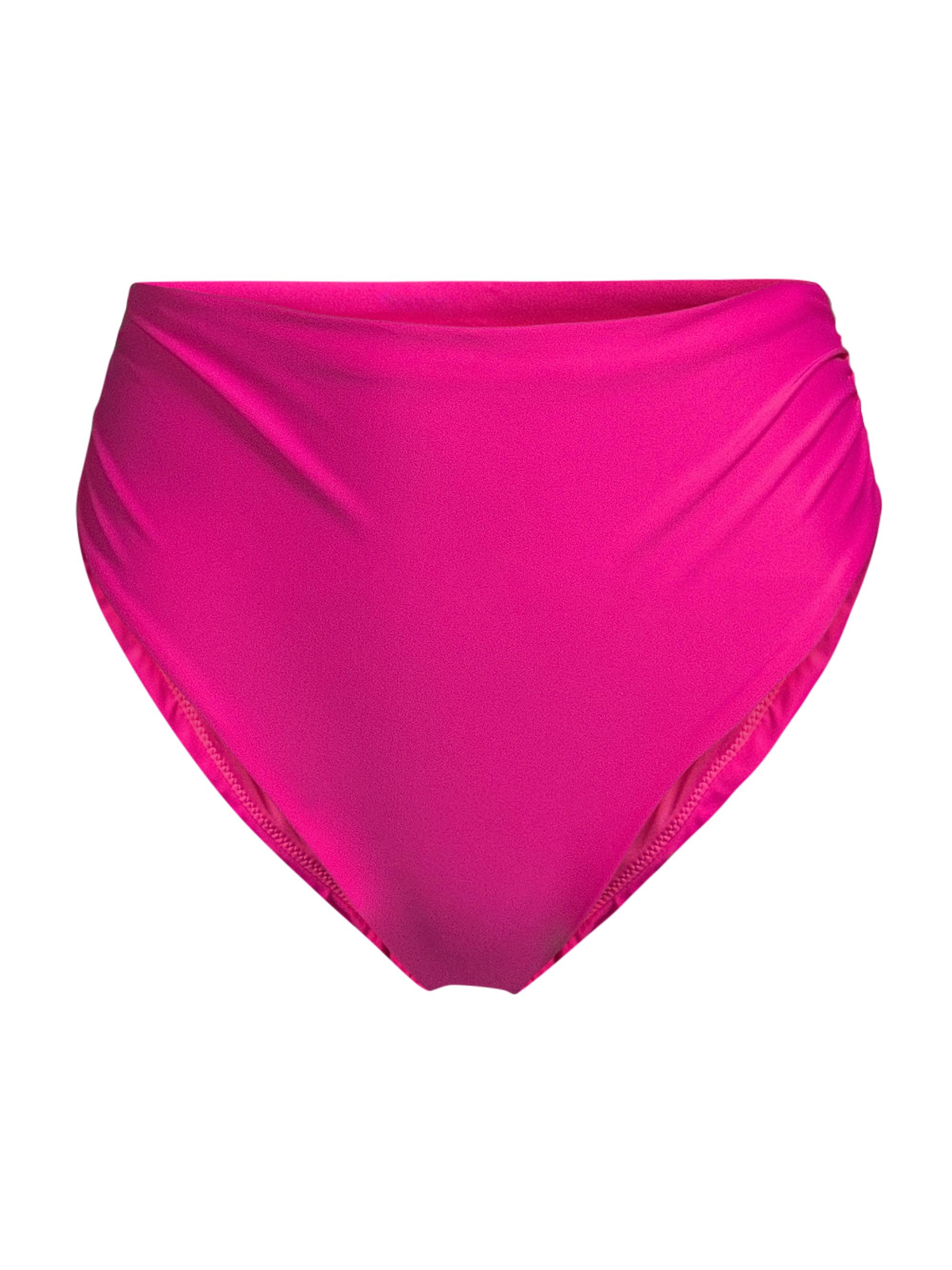 Kobi Halperin Women's Freya High-Waist Bikini Bottom - Hot Pink