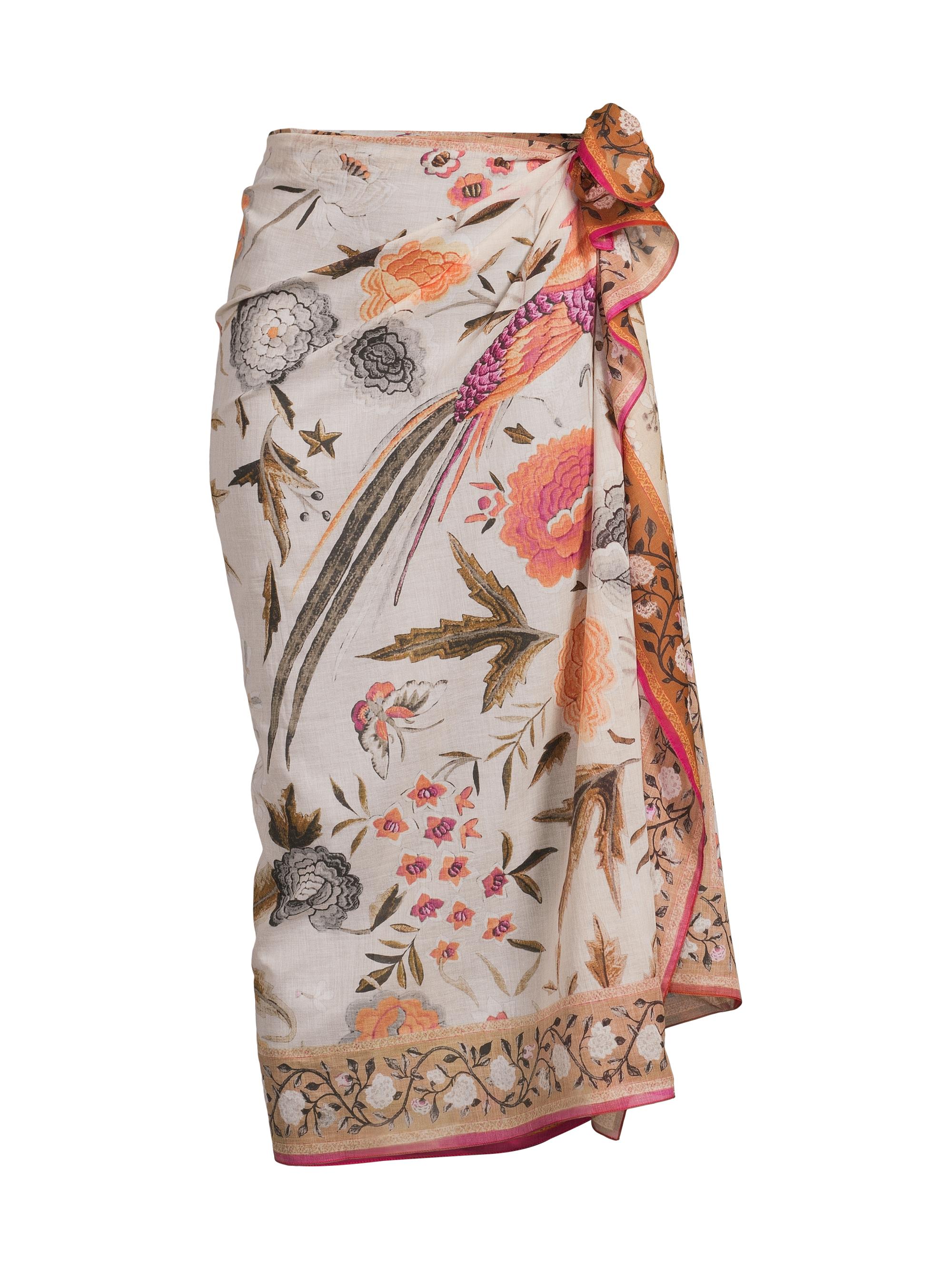 Kobi Halperin Women's Jessie Floral Cotton Pareo - Natural Multi