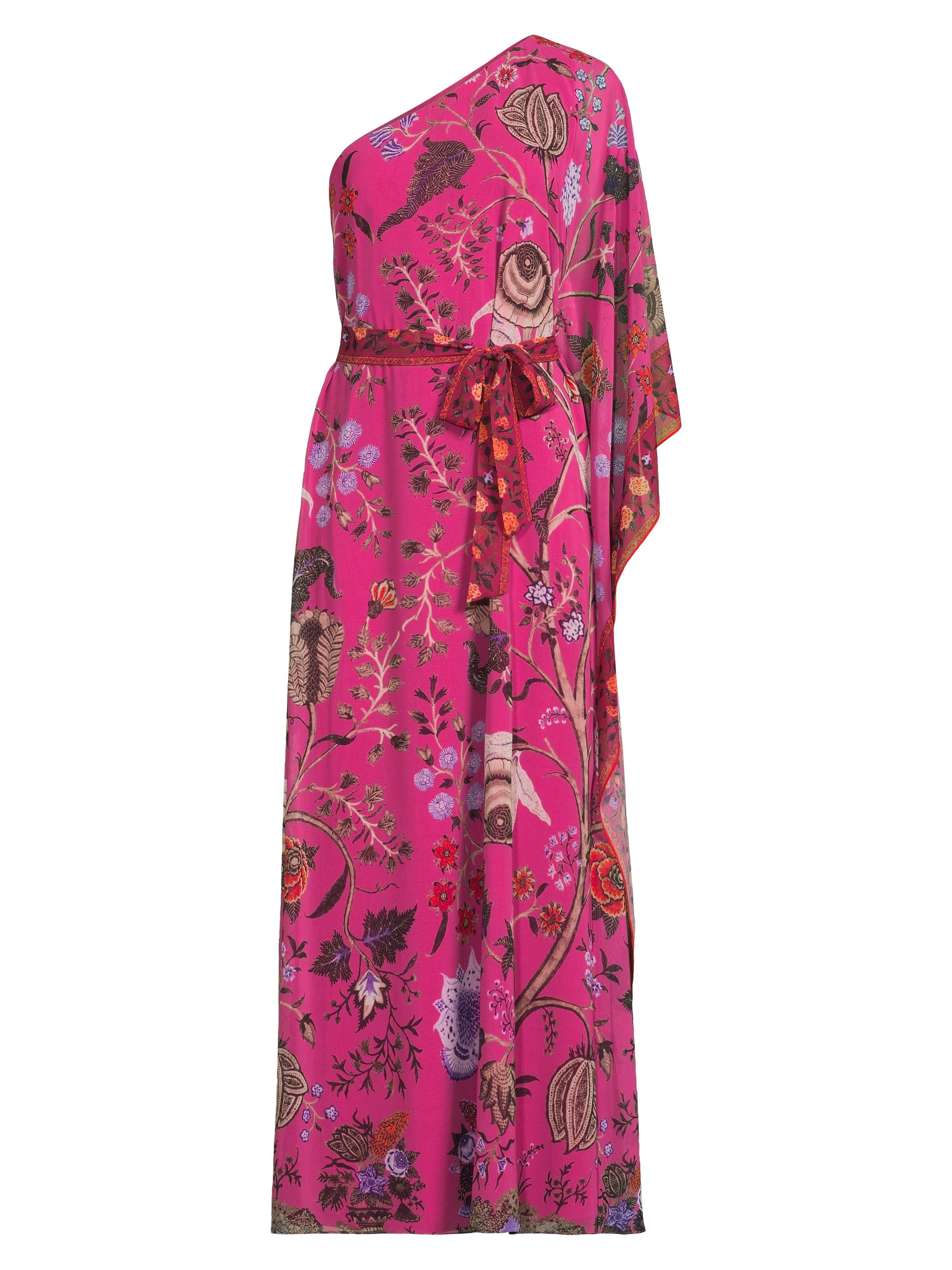 Kobi Halperin Women's Hazel Floral Chiffon One-Shoulder Maxi Dress - Pink Multi