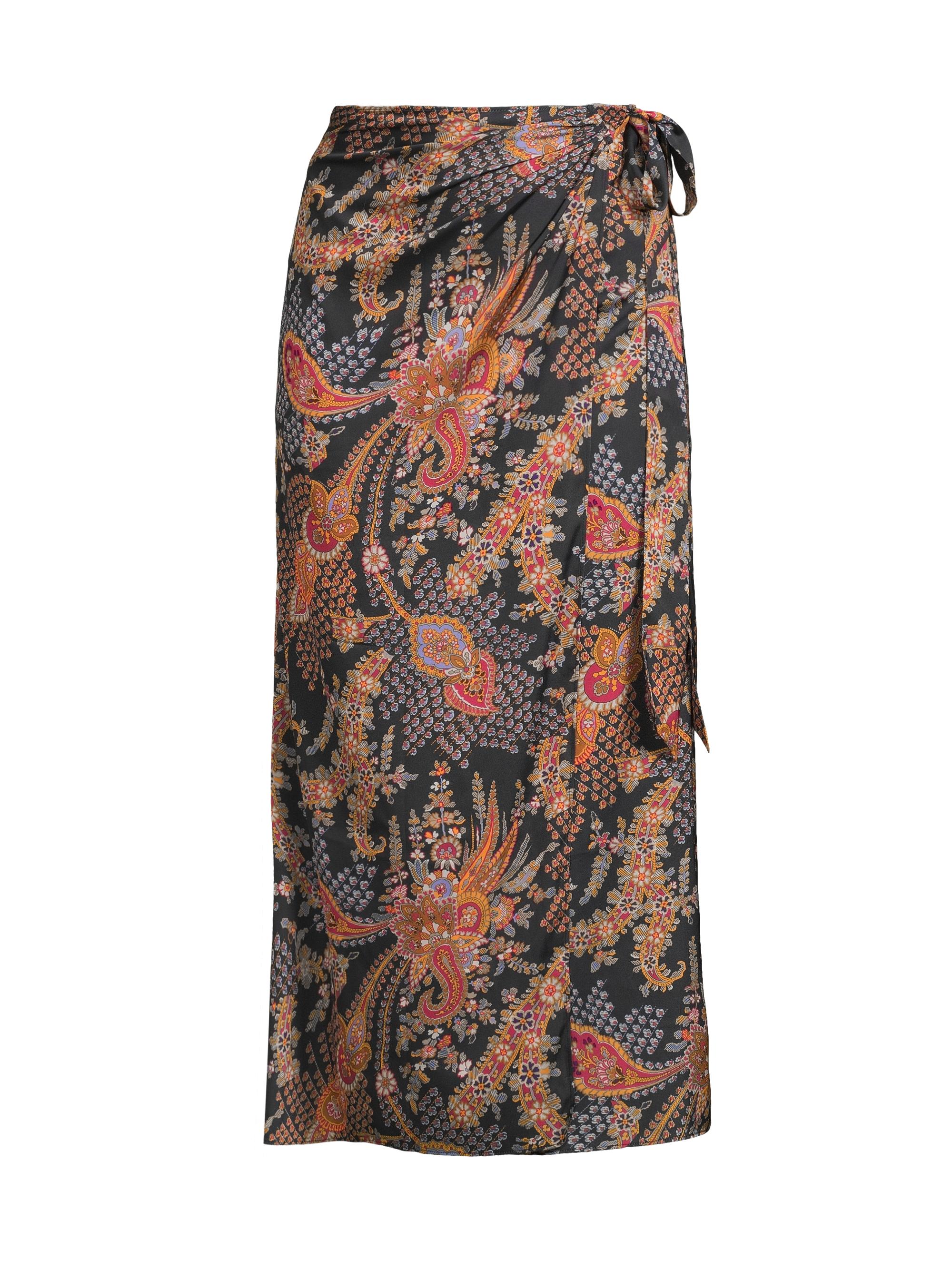 Kobi Halperin Women's Stella Printed Sarong Skirt - Black Multi
