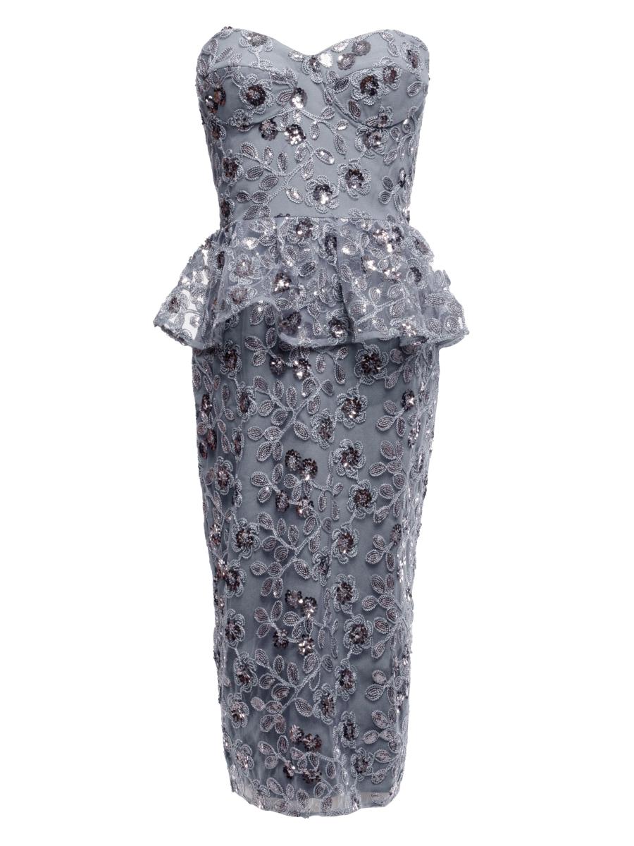 atlo niana flocky dot pants dress M　グレー Petite Grey Marl Cotton Fold Detail Flared Pants | Petite