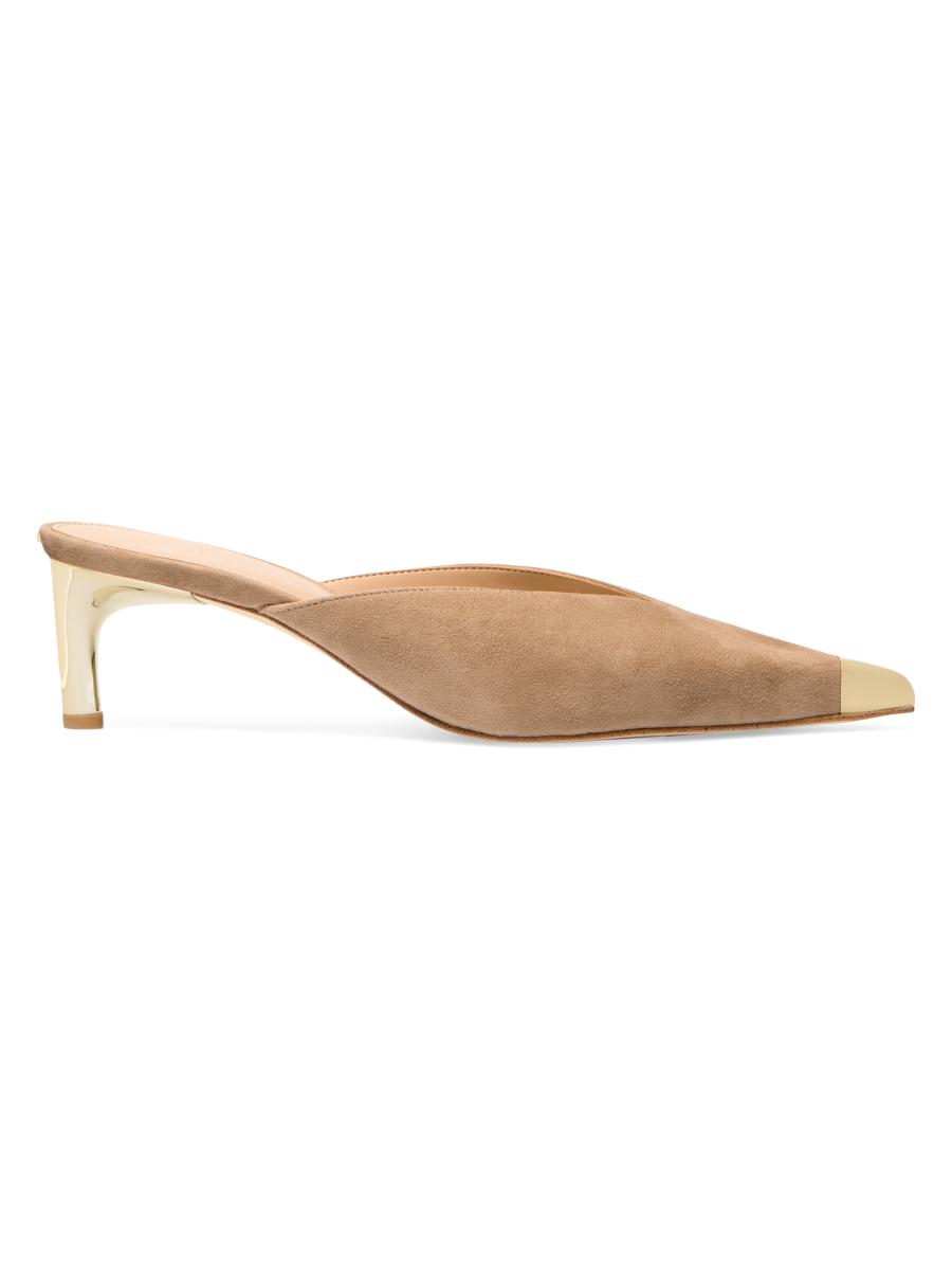 MICHAEL Michael Kors Kasia 60MM Suede Mules | Saks Fifth Avenue