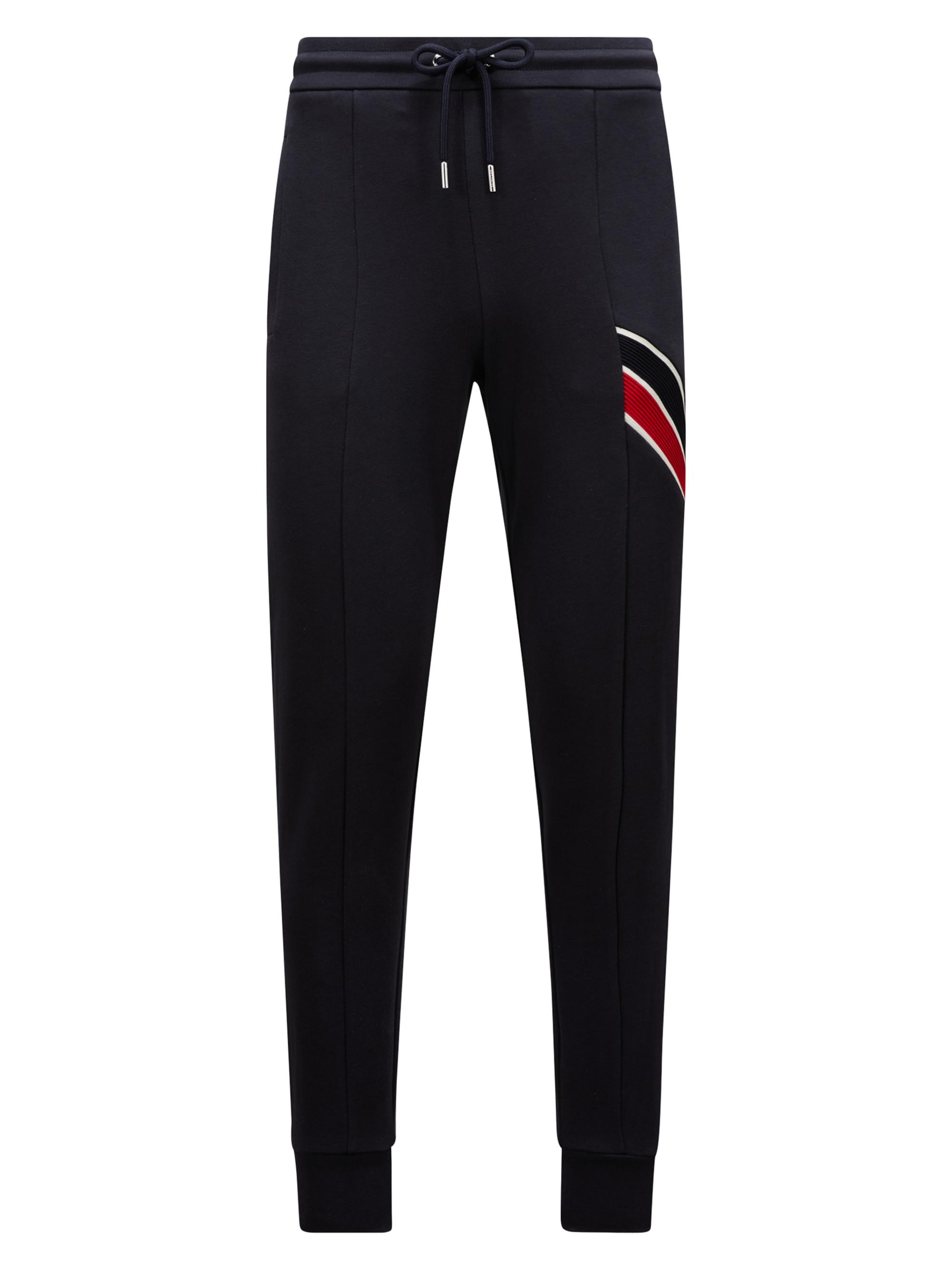 Moncler Men's Fleece Lined Drawstring Sweatpants - Night Blue