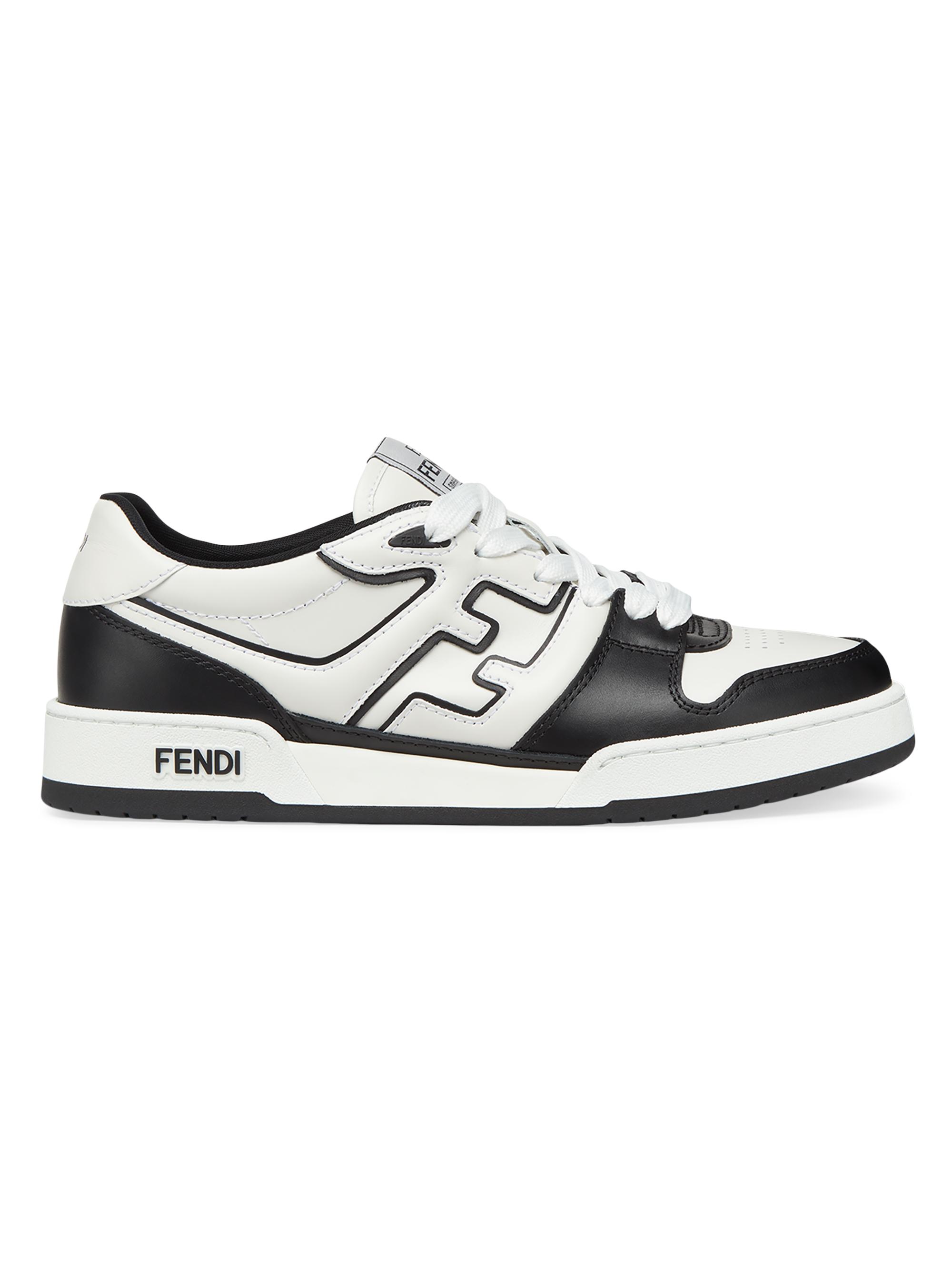 Fendi Men's Leather Low-Top Sneakers - Oxford