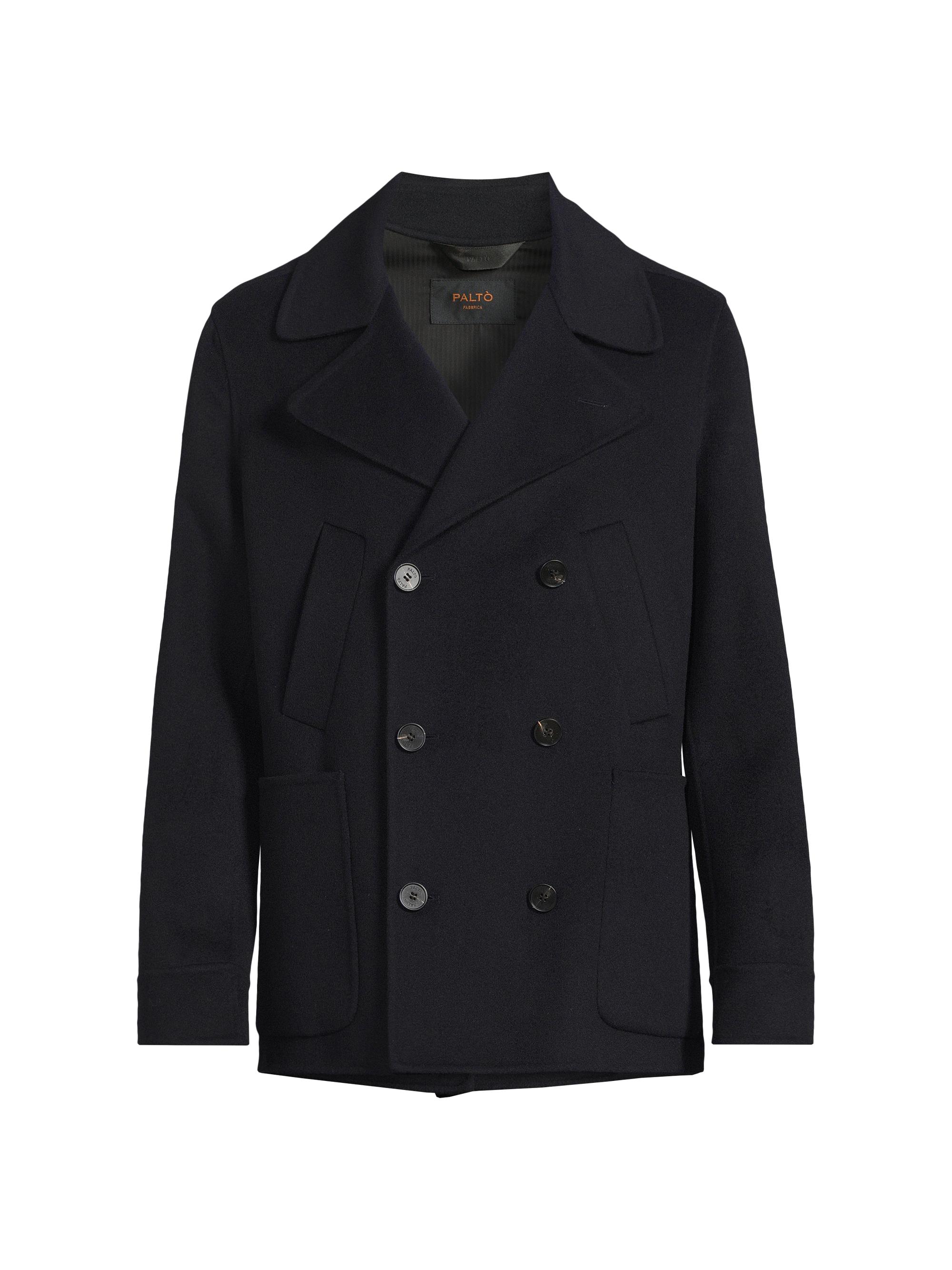 Givenchy Peacoat In Leather | Saks Fifth Avenue