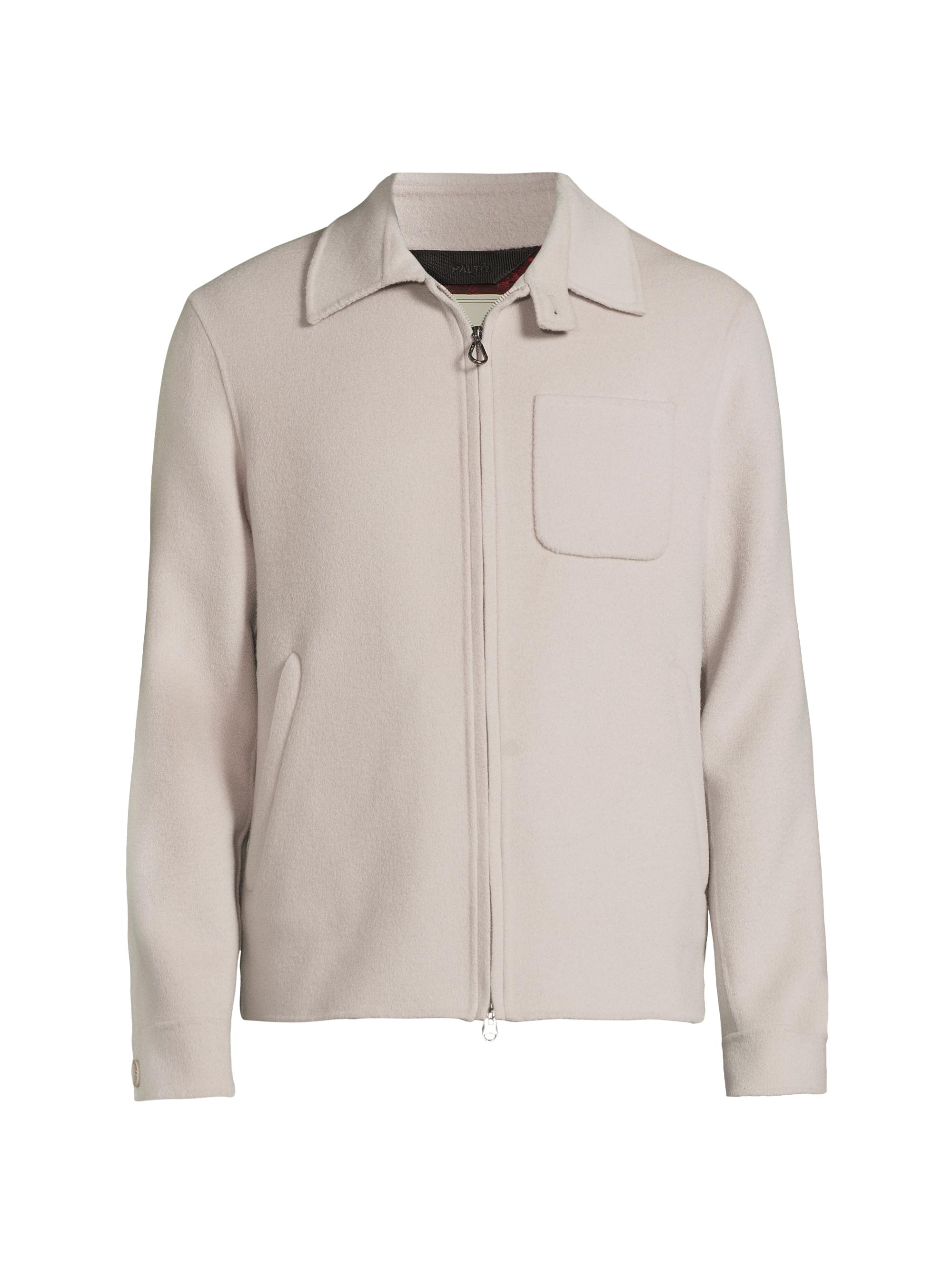 Paltò Men's Leandro Double-Face Wool Jacket - Icy Grey