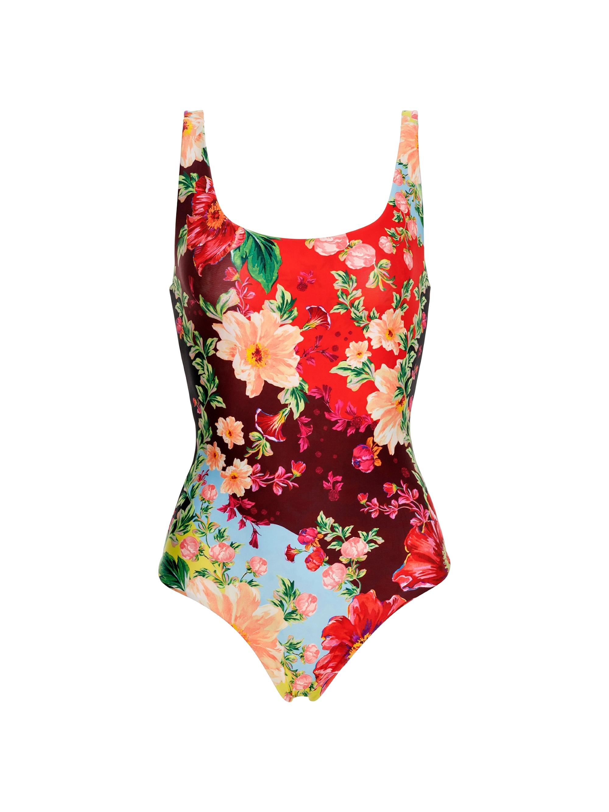 Agua Bendita Women's Riveria Radiance Koraline Dawn Floral One-Piece Swimsuit