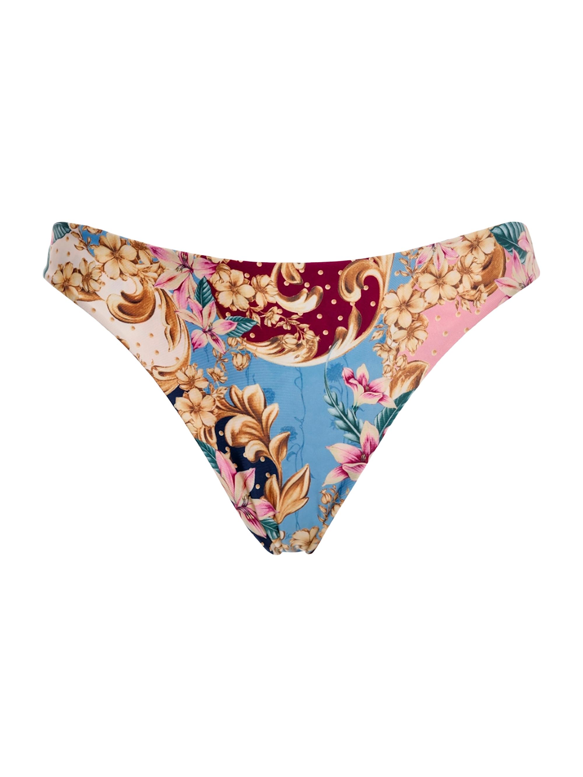 Agua Bendita Women's Riveria Radiance Ilu Blush Floral Bikini Bottom