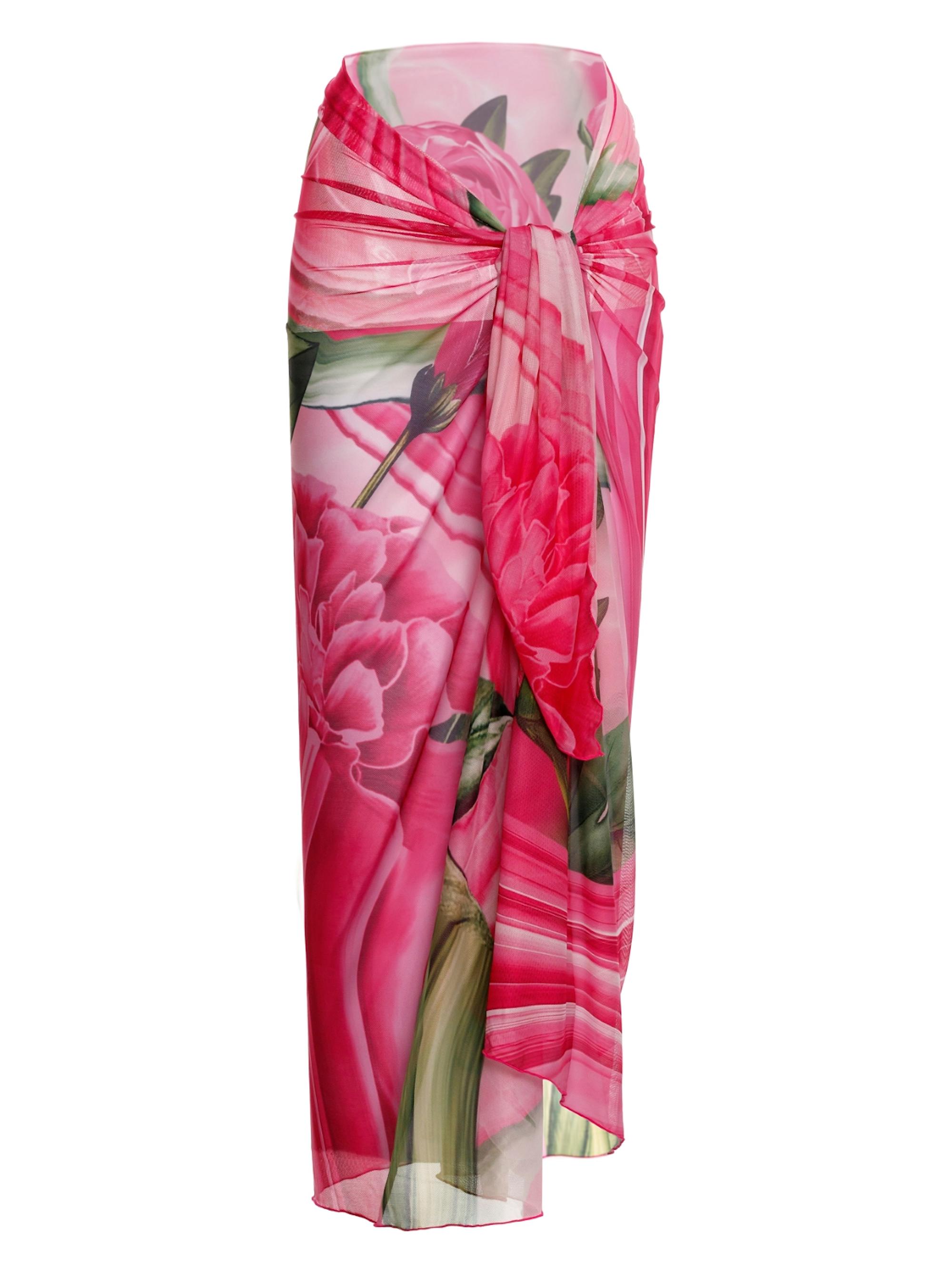 Agua Bendita Women's Riveria Radiance Marine Mirage Floral Pareo