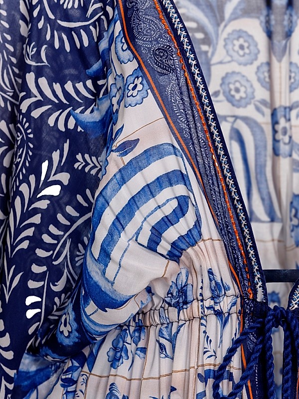 Shop Agua Bendita Riveria Radiance Sam Azure Floral Tunic Shop Agua Bendita Riveria Radiance Sam Azure Floral Tunic