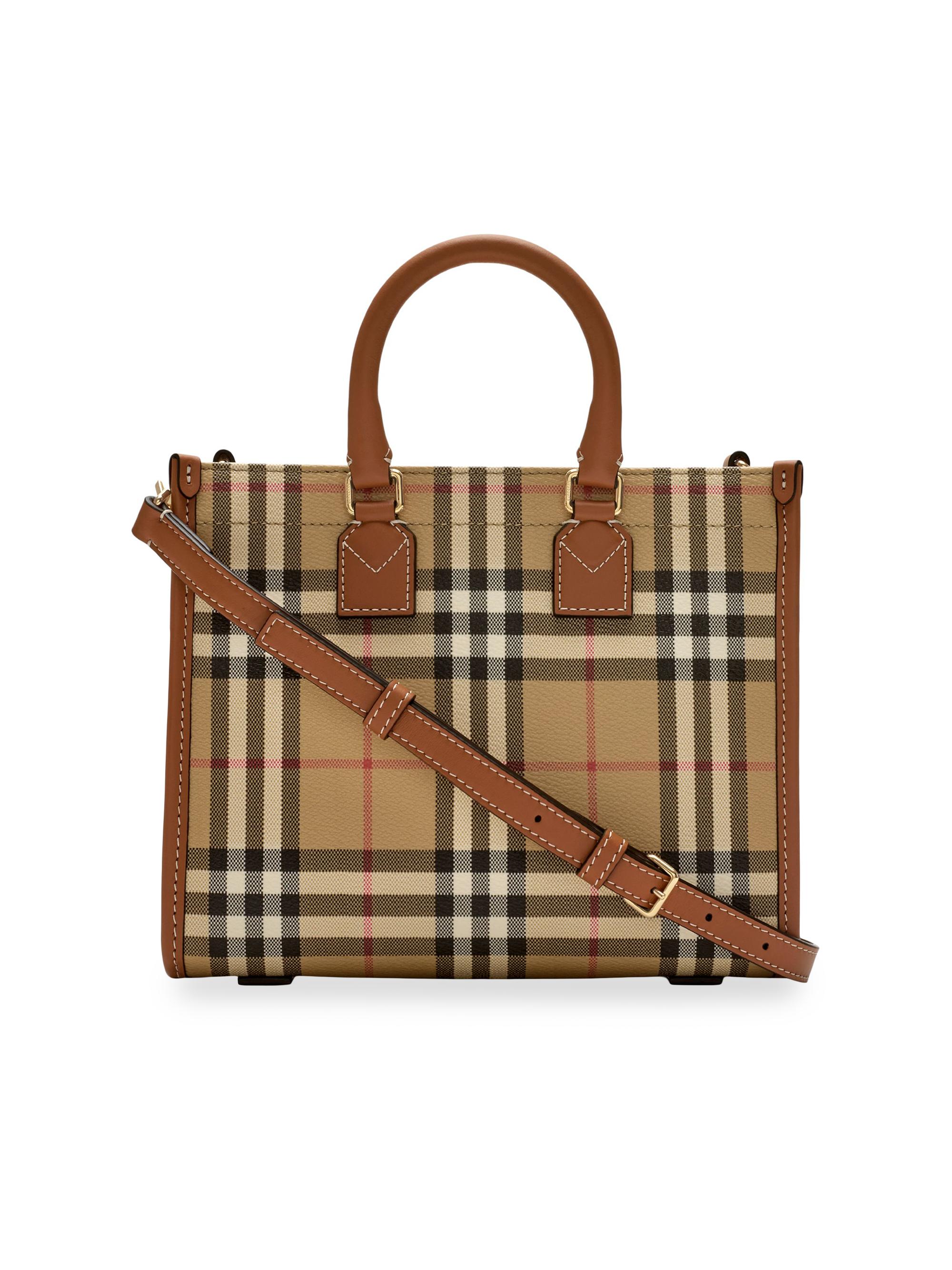 Burberry Freya Signature Check Tote Bag | Saks Fifth Avenue