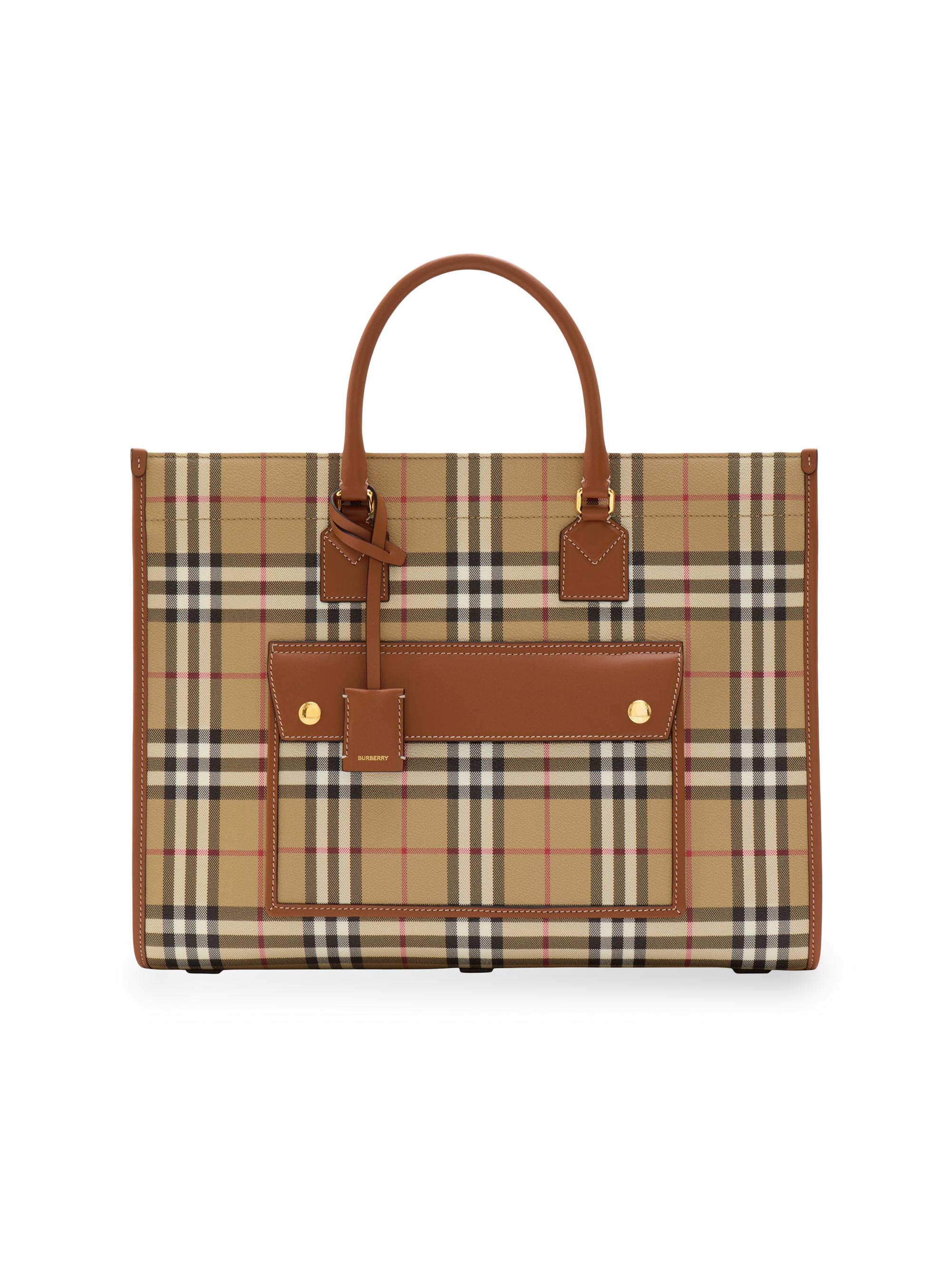 Burberry Medium London Check Tote Bag | Saks Fifth Avenue