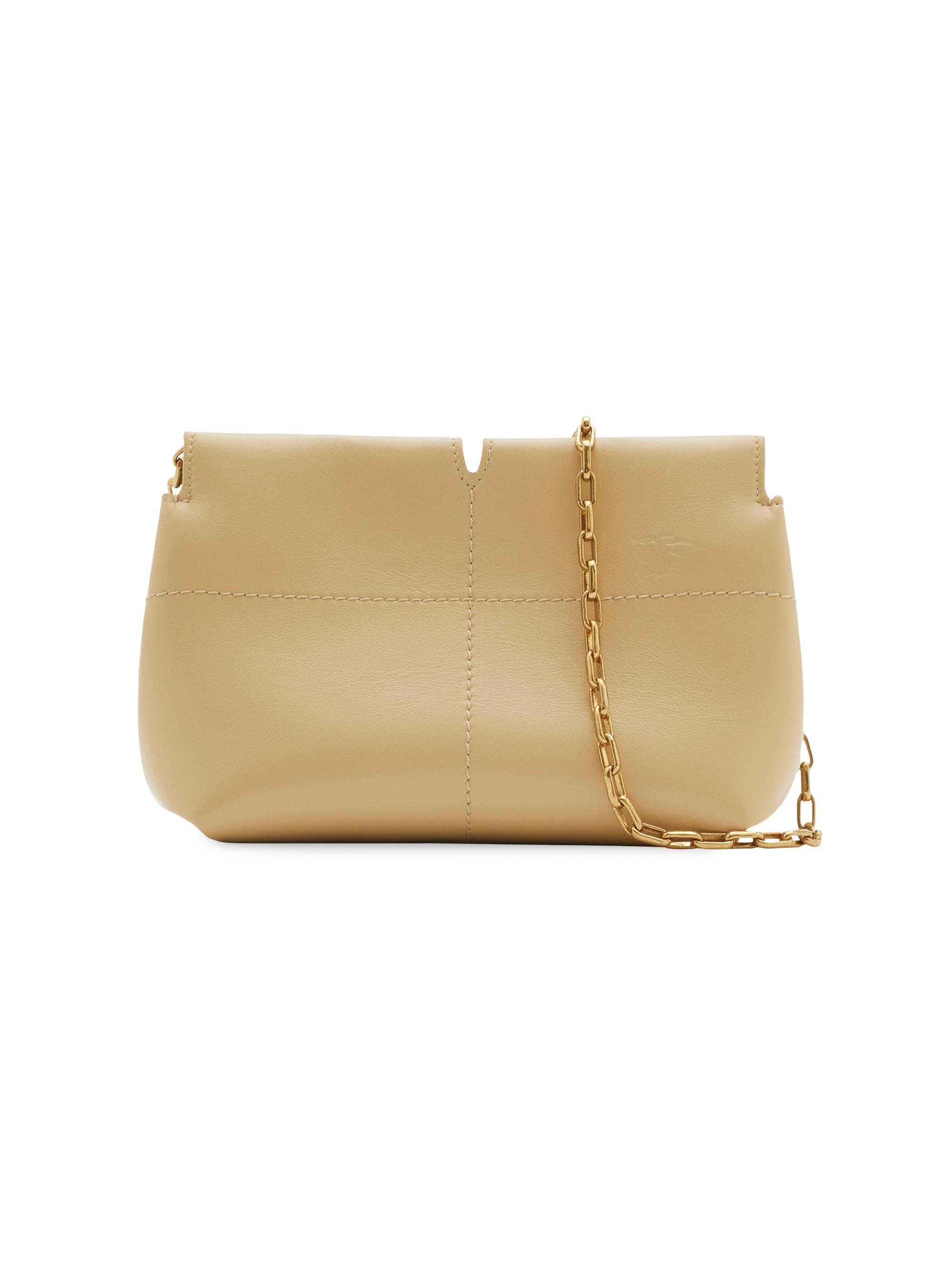 Burberry Women's  Snip Leather Crossbody Bag - Sand