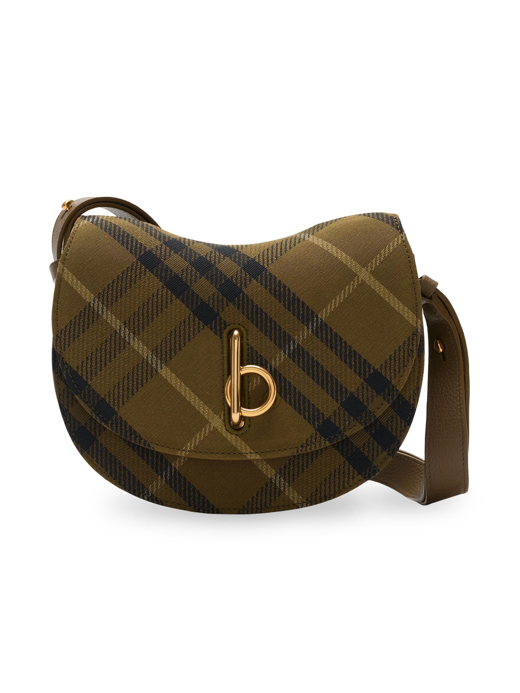 Burberry Women's Rocking Horse Checked Bag - Furrow Ip Check