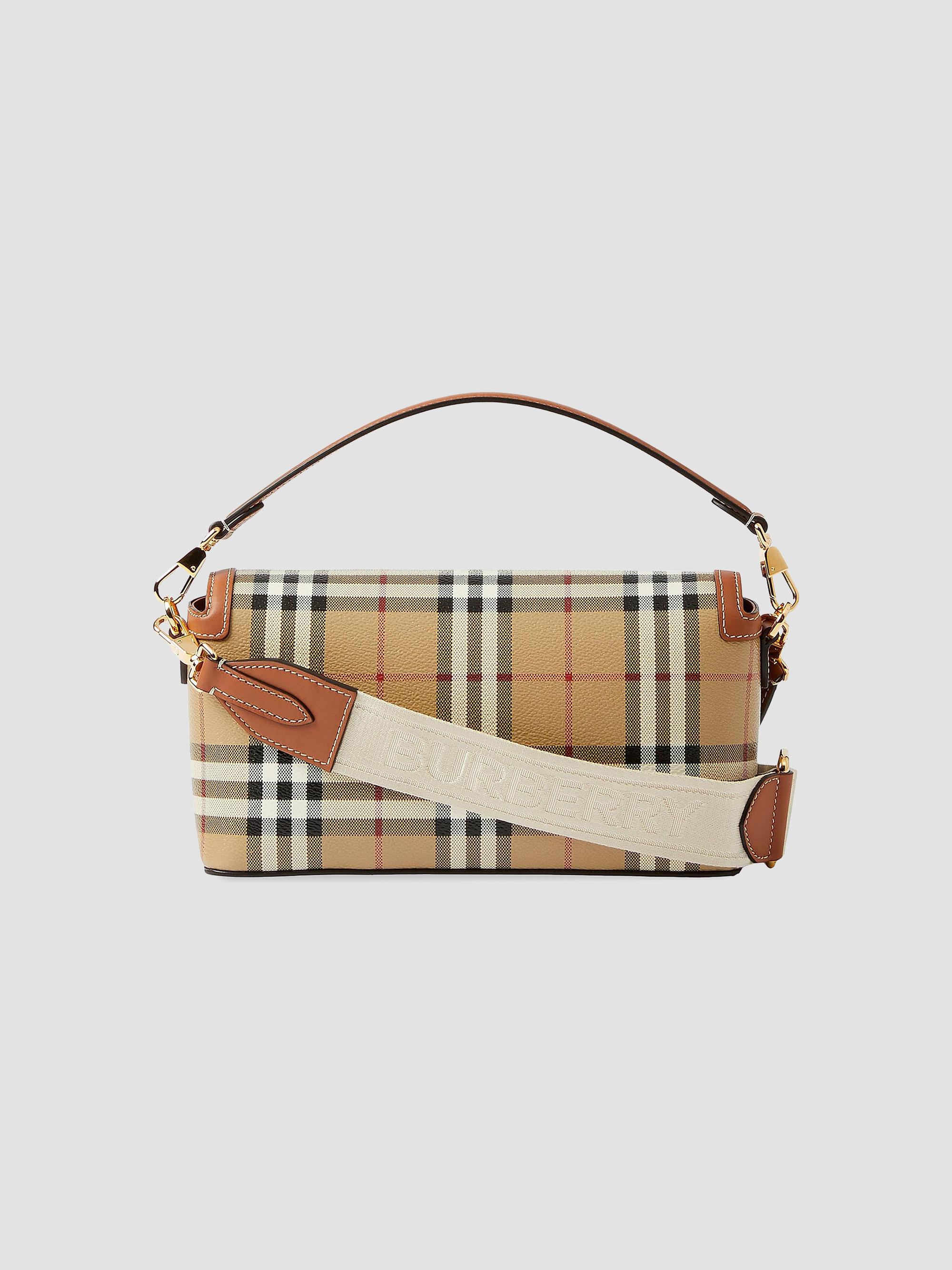 Burberry Small Note Check Crossbody Bag | Saks Fifth Avenue