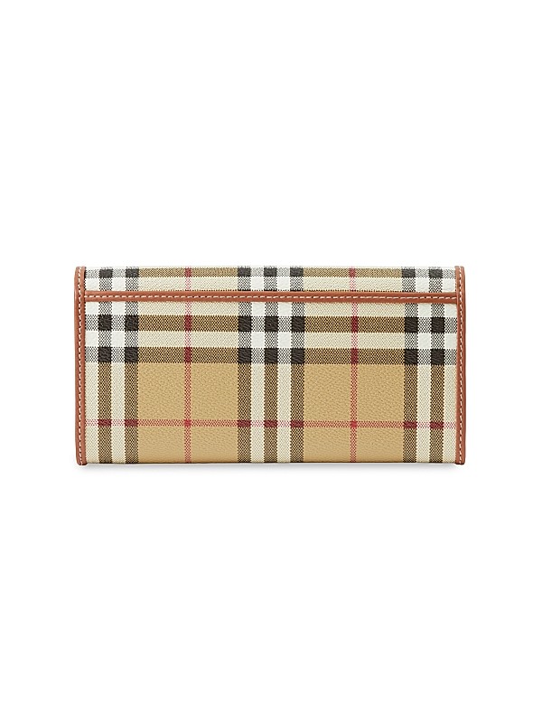 Shop Burberry Halton Check Continental Wallet | Saks Fifth Shop Burberry Halton Check Continental Wallet | Saks Fifth