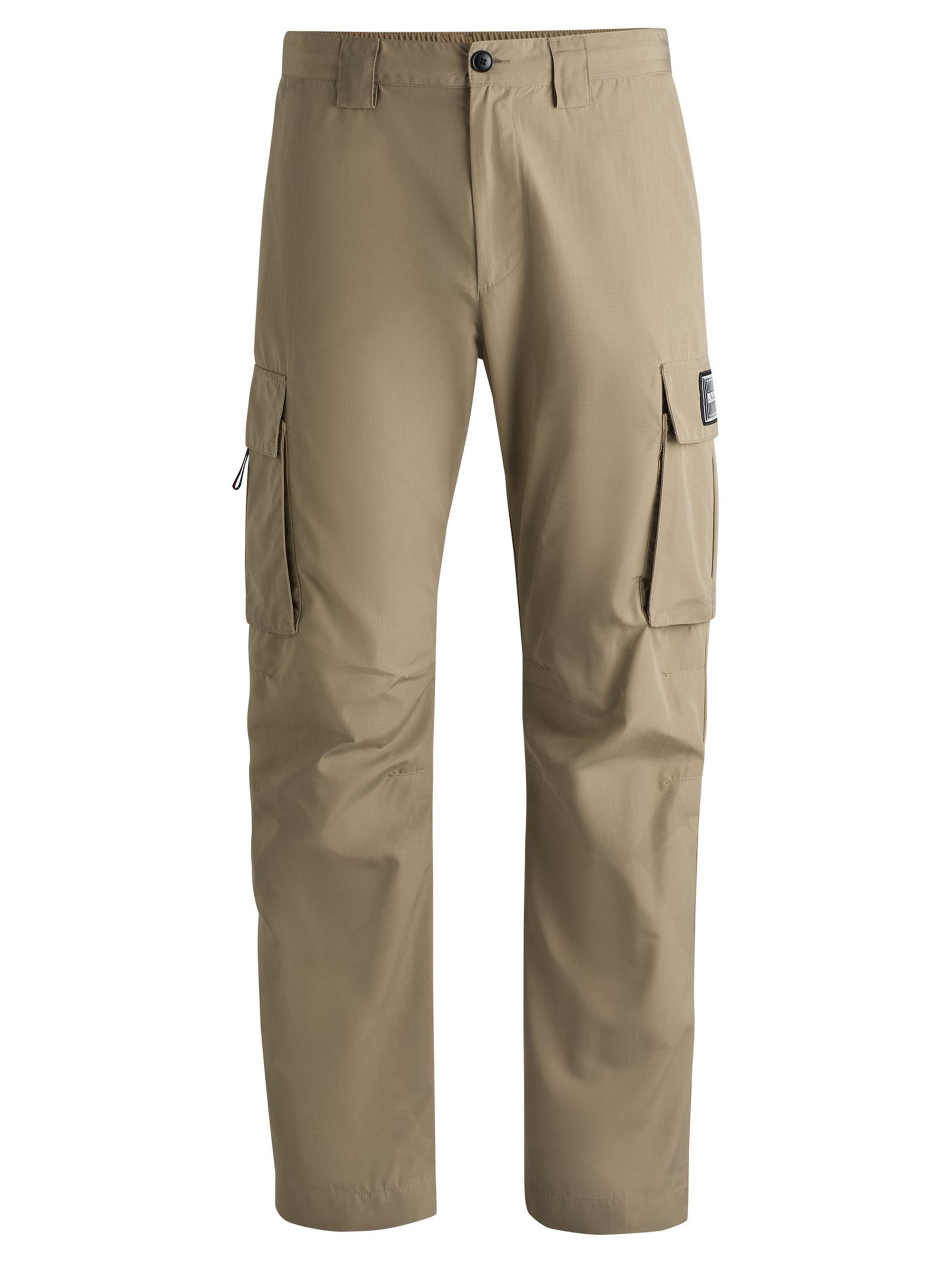 BOSS Men's  x NFL Relaxed-Fit Cargo Trousers with Special Branding - Nfl Light Pastel Brown