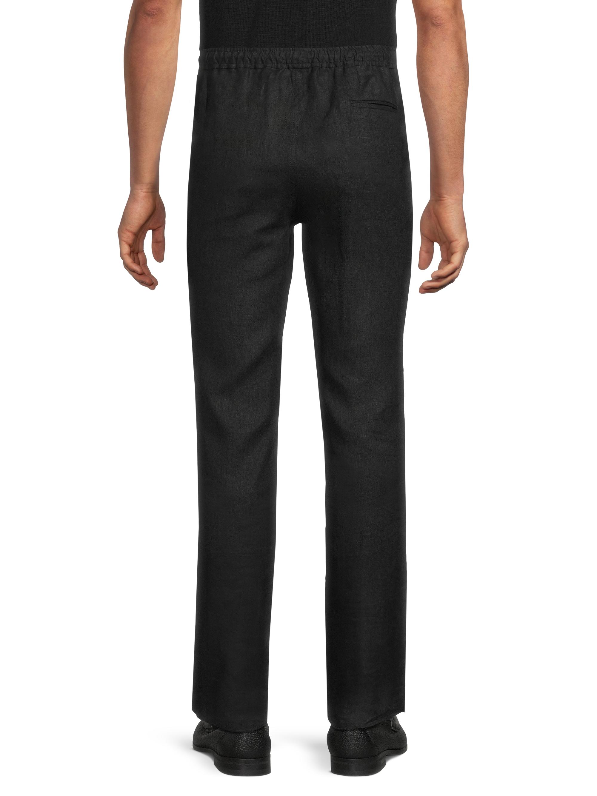 MOKEWEN Men's Elastic Waist Drawstring Jogger Pants - Tech Sport Pants, Asian Sizing (X-Large) - View #7