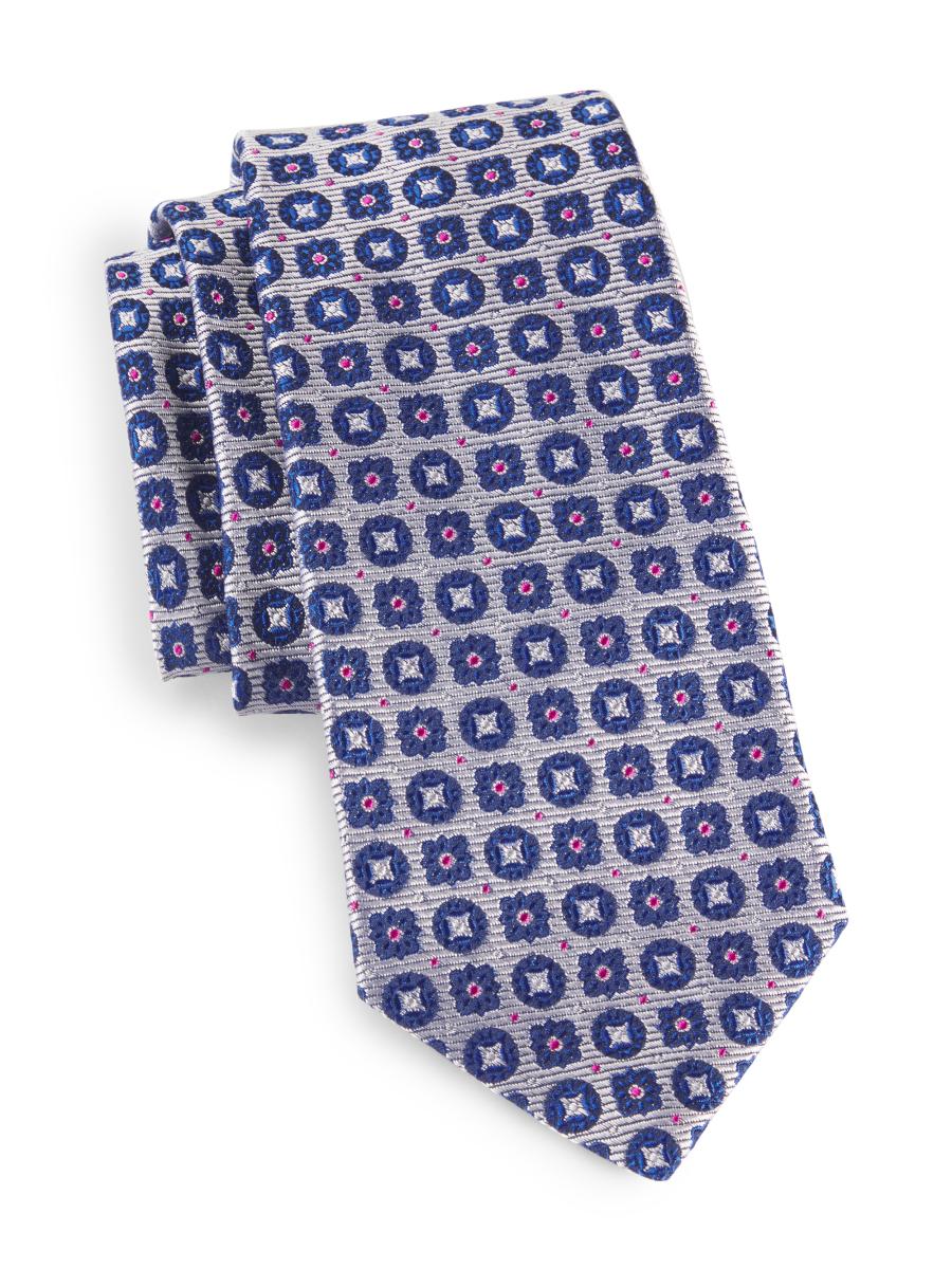 BIASCUT SILK TIE／CTHY／新品未使用 Kiton Medallion Silk Tie | Saks Fifth Avenue