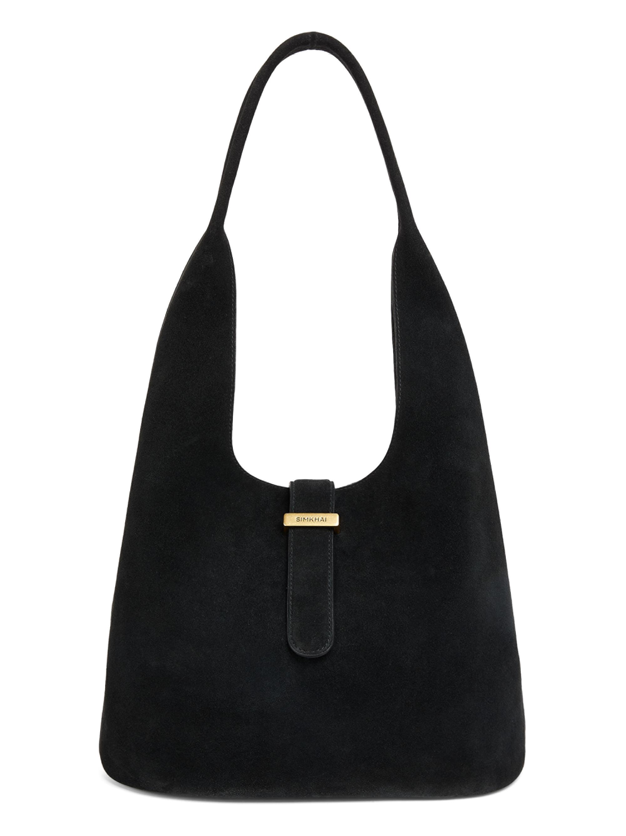SIMKHAI Women's Khai Suede Hobo Bag - Black