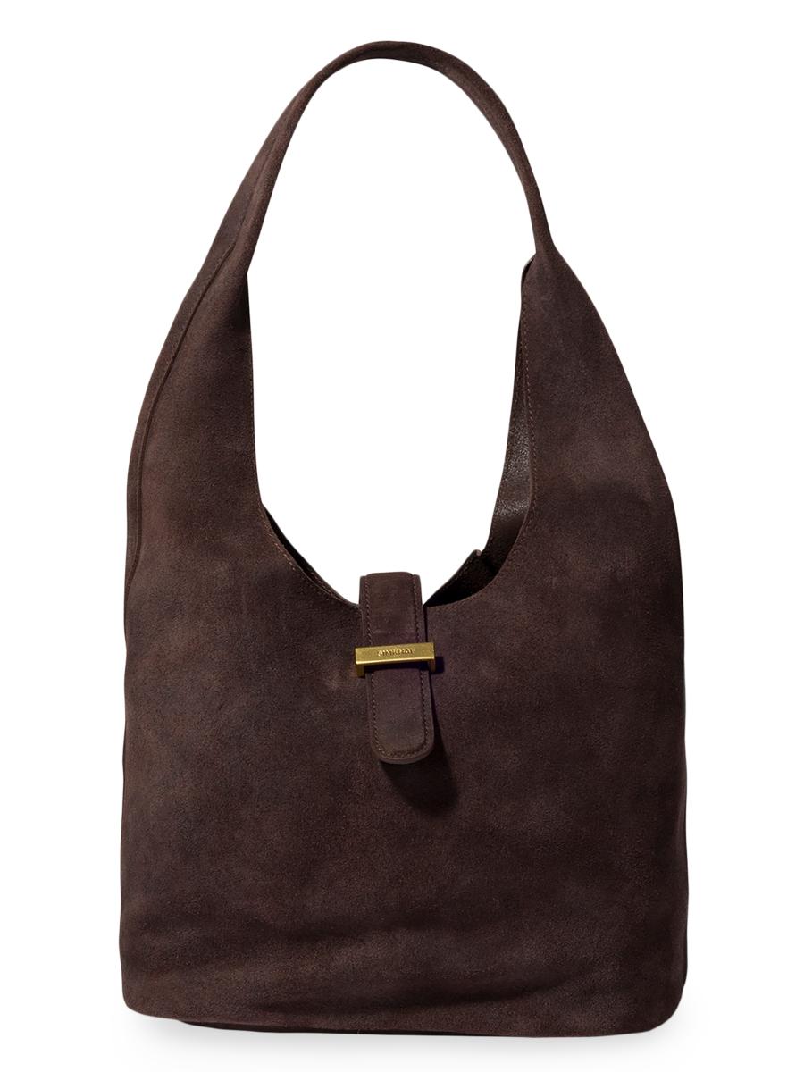 Simkhai Women's Khai Suede Hobo Bag In Brown