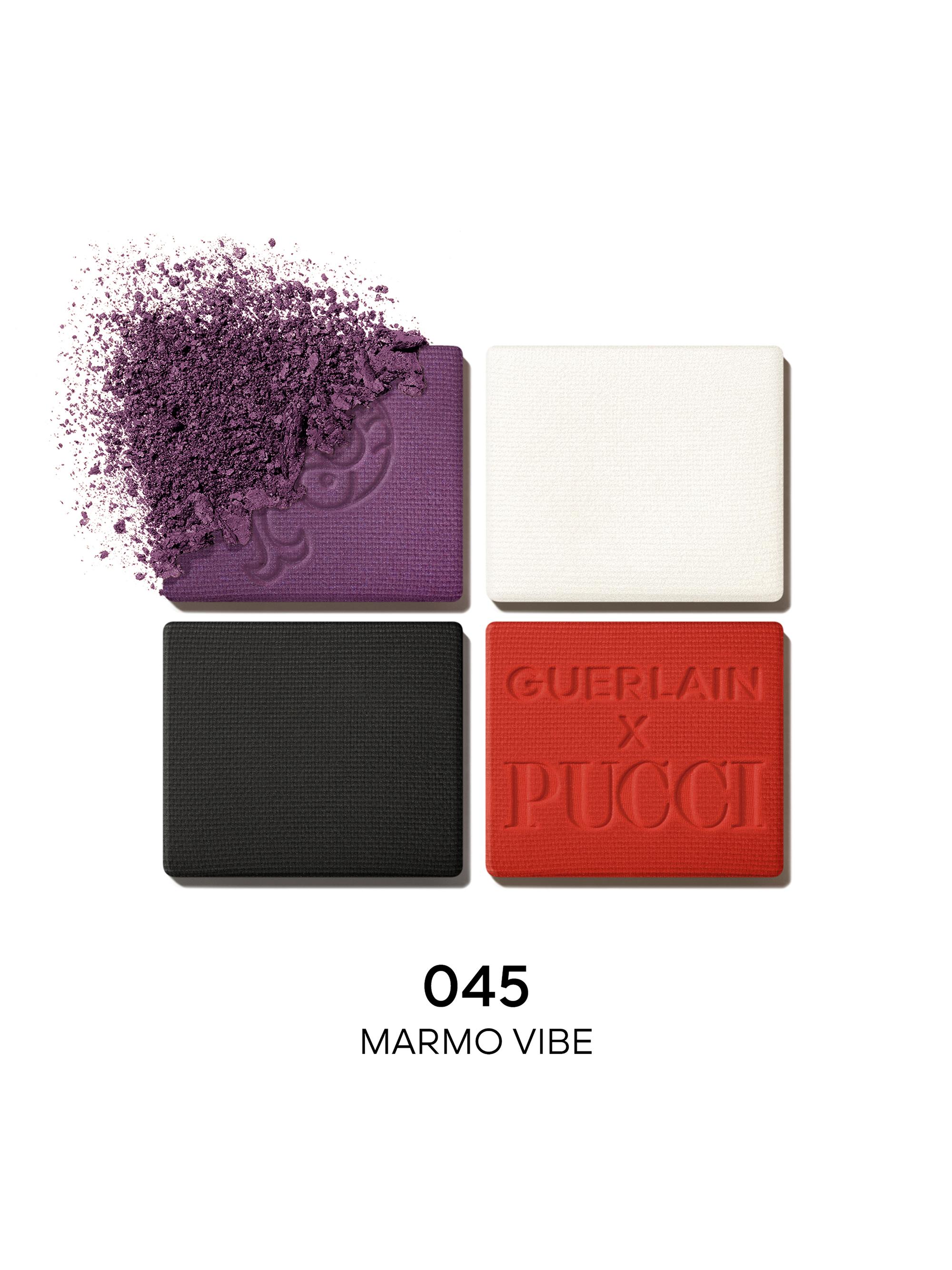 Guerlain × PUCCI オンブルジェ045 マルモバイブ アイシャドウ GUERLAIN Pucci x Guerlain Ombres G Marmo Vibe Eyeshadow Quad