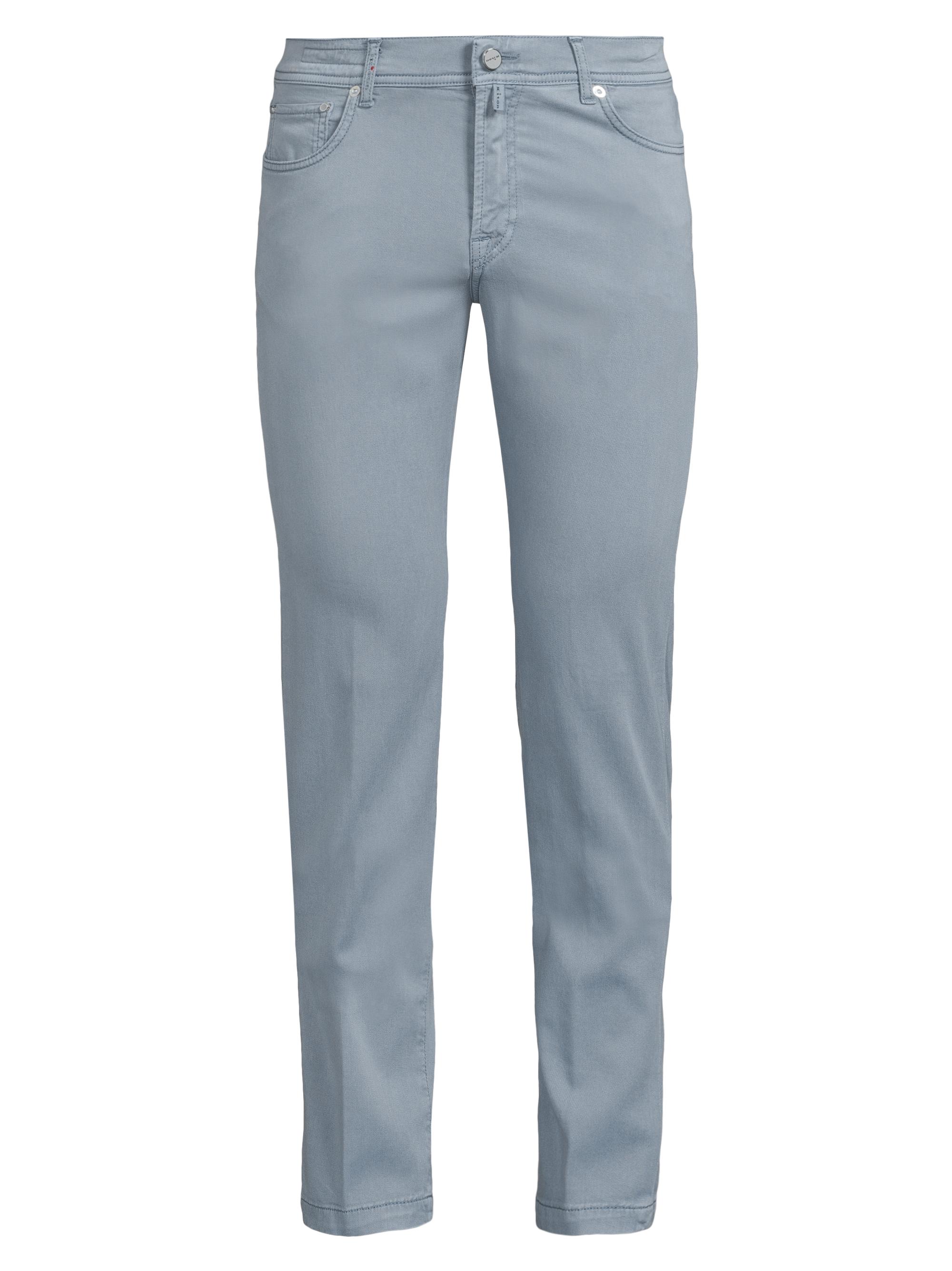 Kiton Men's 5-Pocket Slim-Straight Pants - Sky Blue