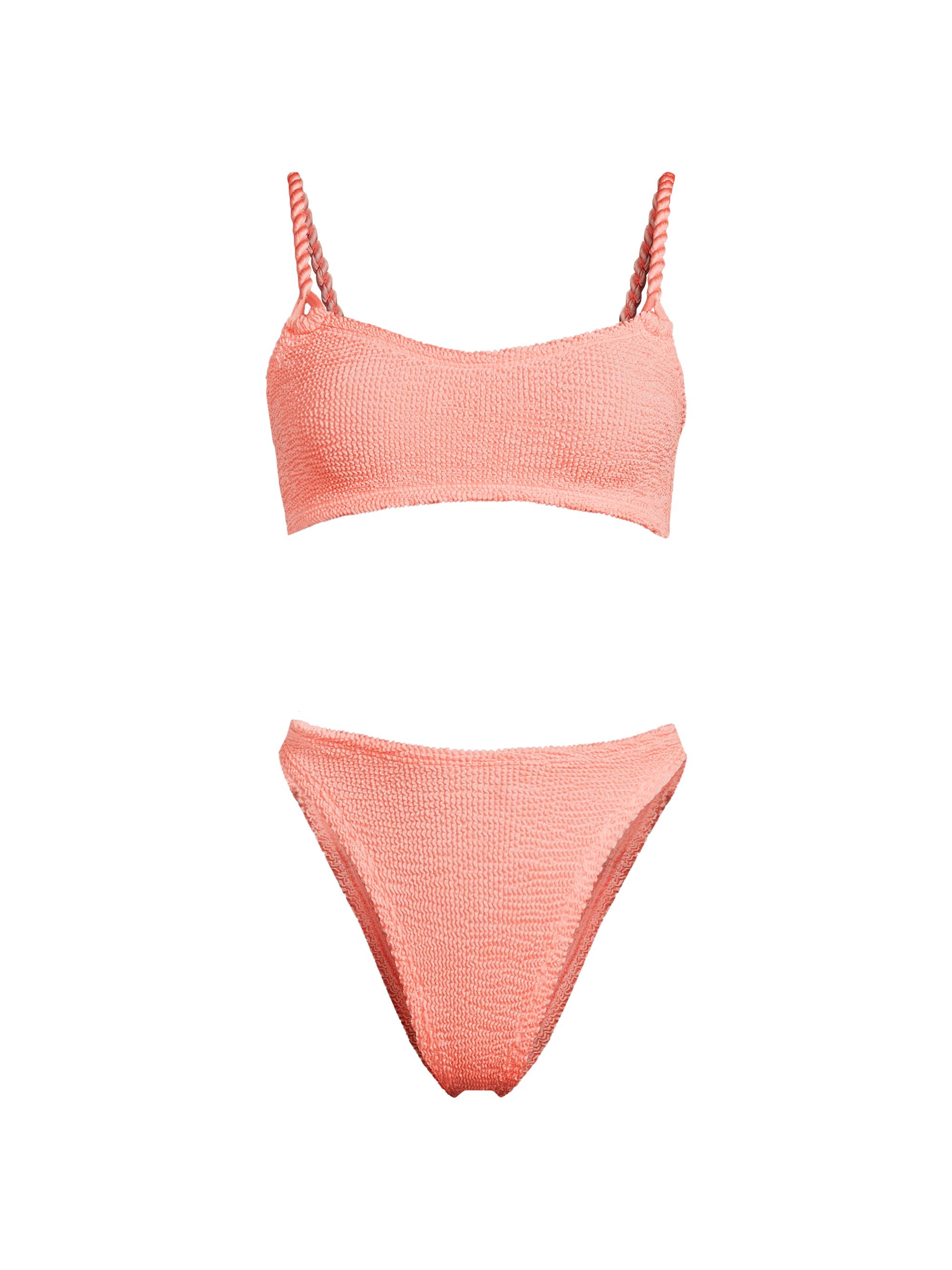 Hunza G Juno Twisted Two-Piece Bikini Set | Saks Fifth Avenue