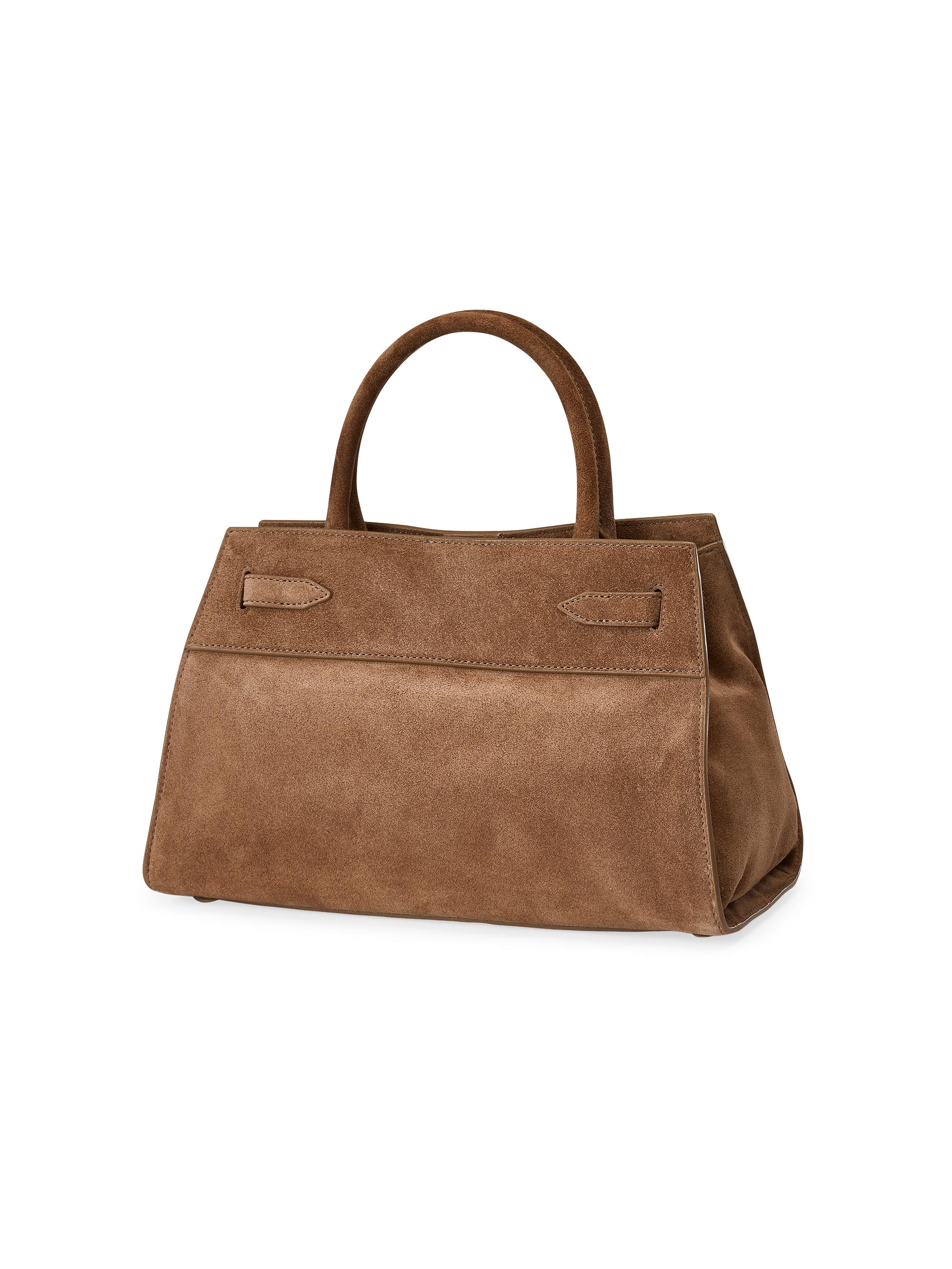 Veronica Beard Small Veronica Beard Suede Top Handle Dash Bag
