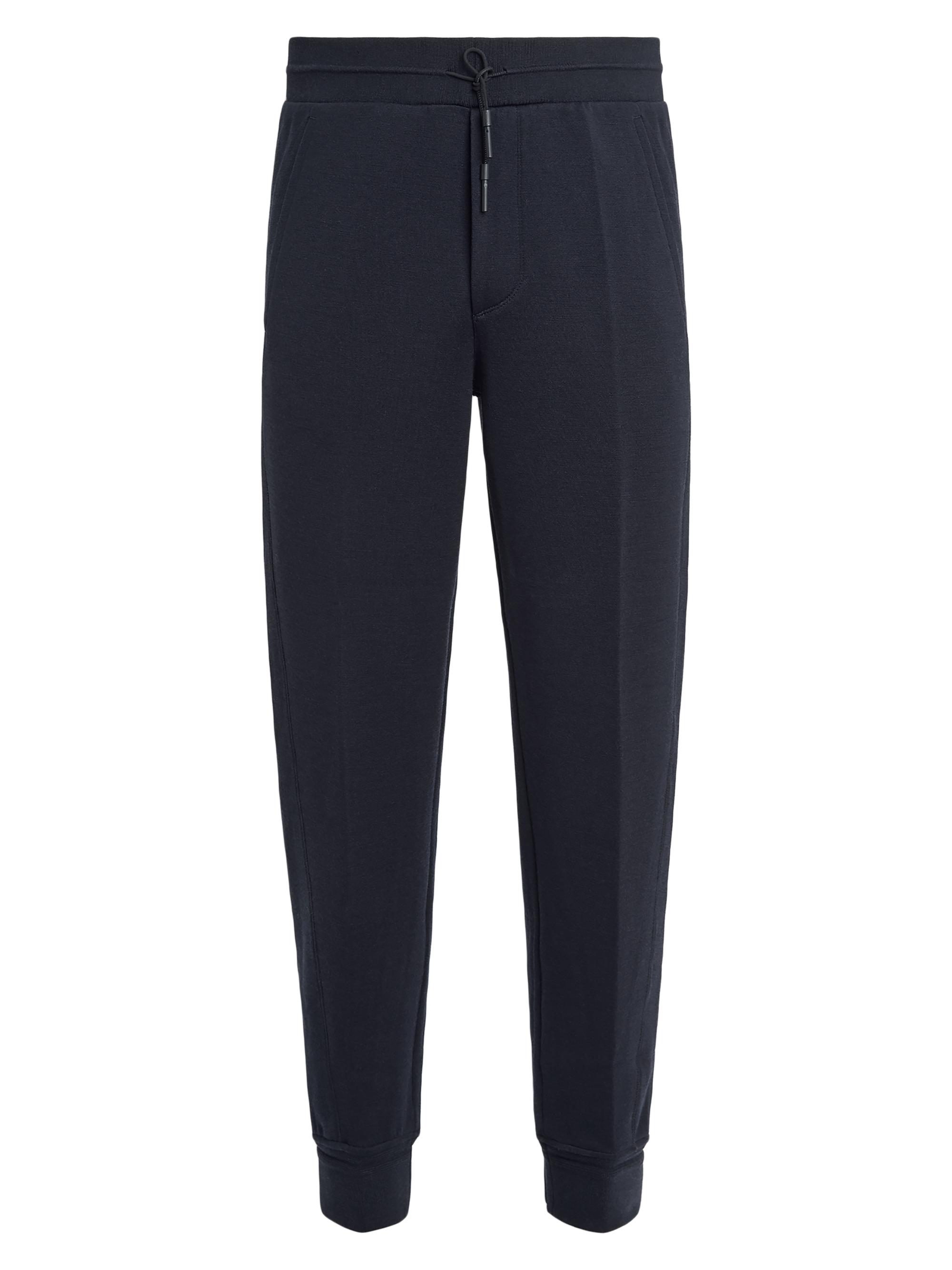 ZEGNA Men's High Performance Wool Blend Joggers - Navy Blue