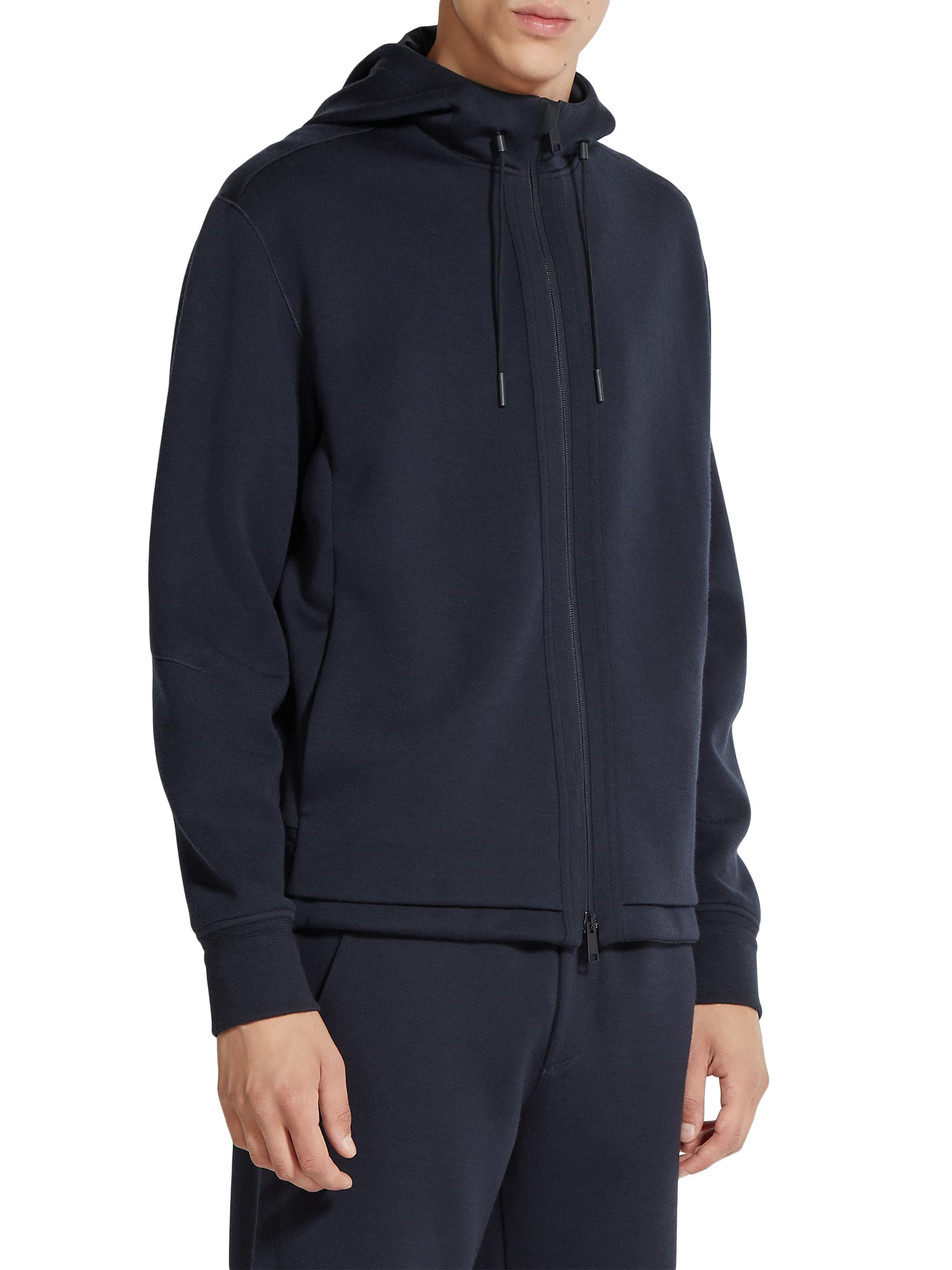 ZEGNA High Performance Wool Blend Hoodie | Saks Fifth Avenue