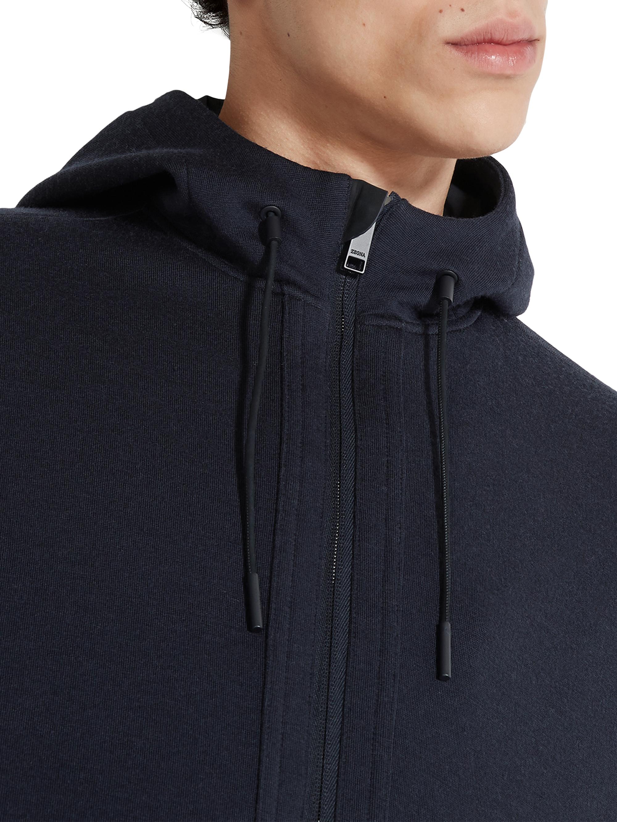 ZEGNA High Performance Wool Blend Hoodie | Saks Fifth Avenue