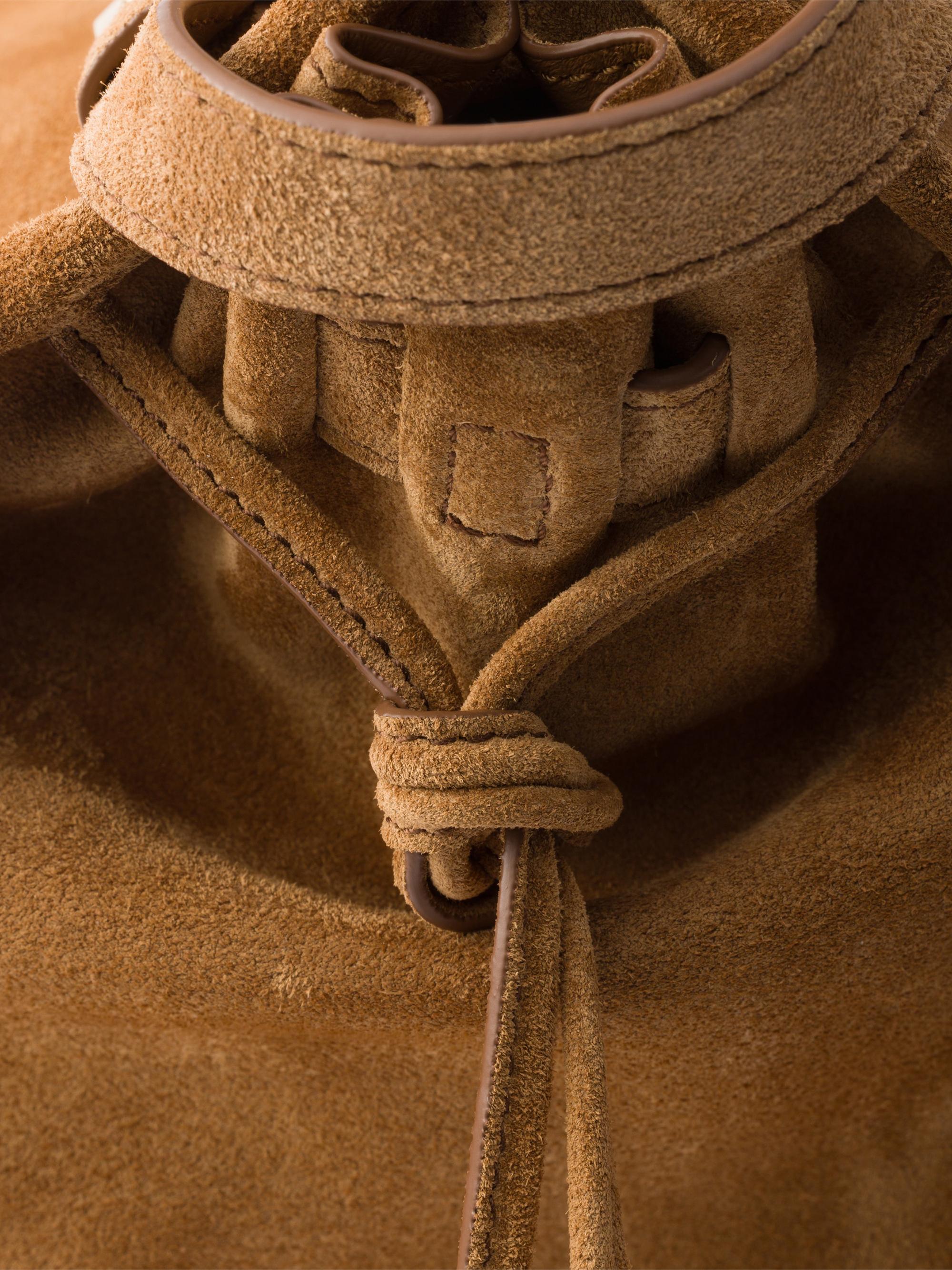 Prada Bonnie Large Suede Top Handle Bag | Saks Fifth Avenue