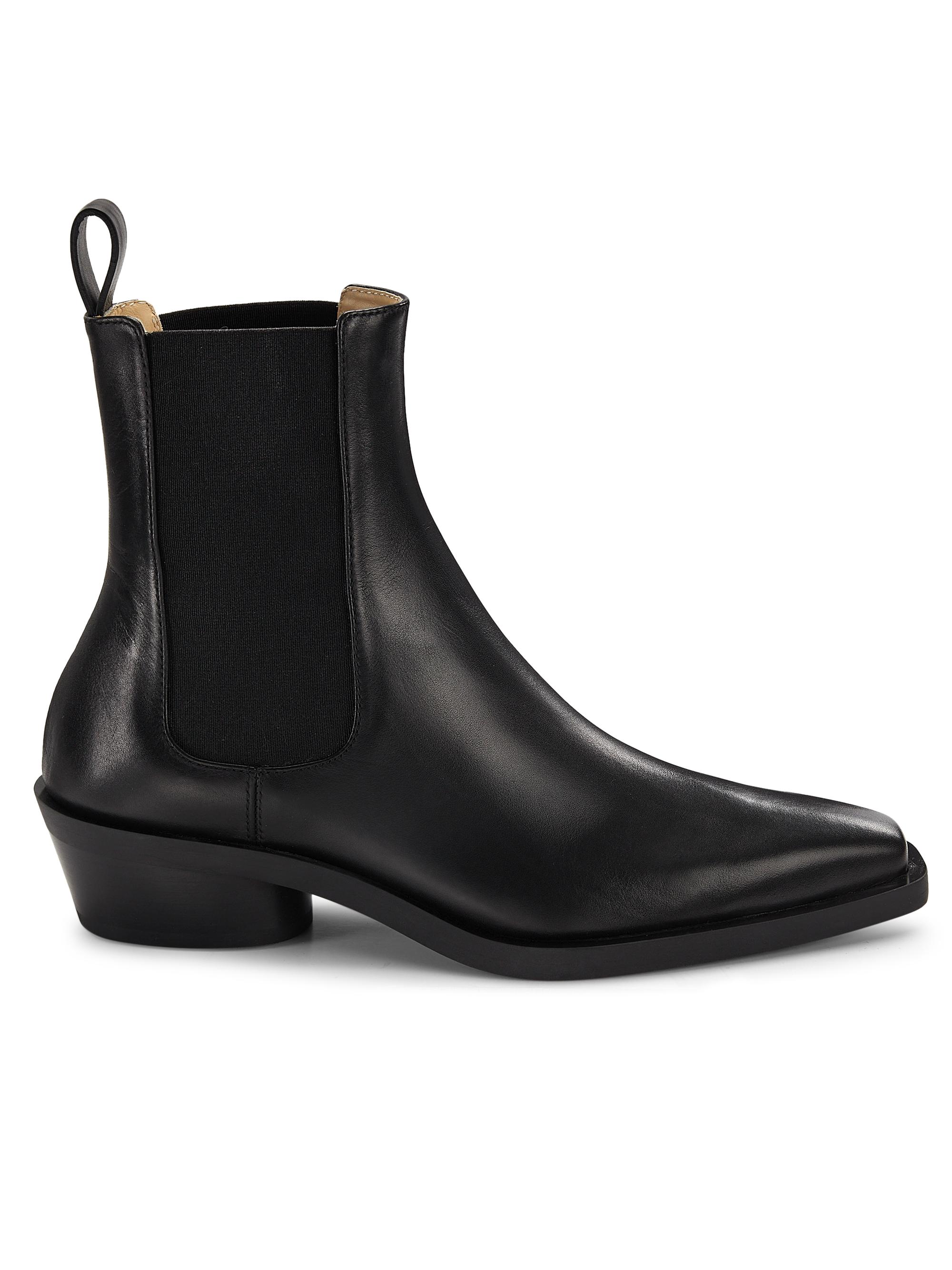 靴 proenza schouler Proenza Schouler Bronco Chelsea Leather Boots | Saks Fifth