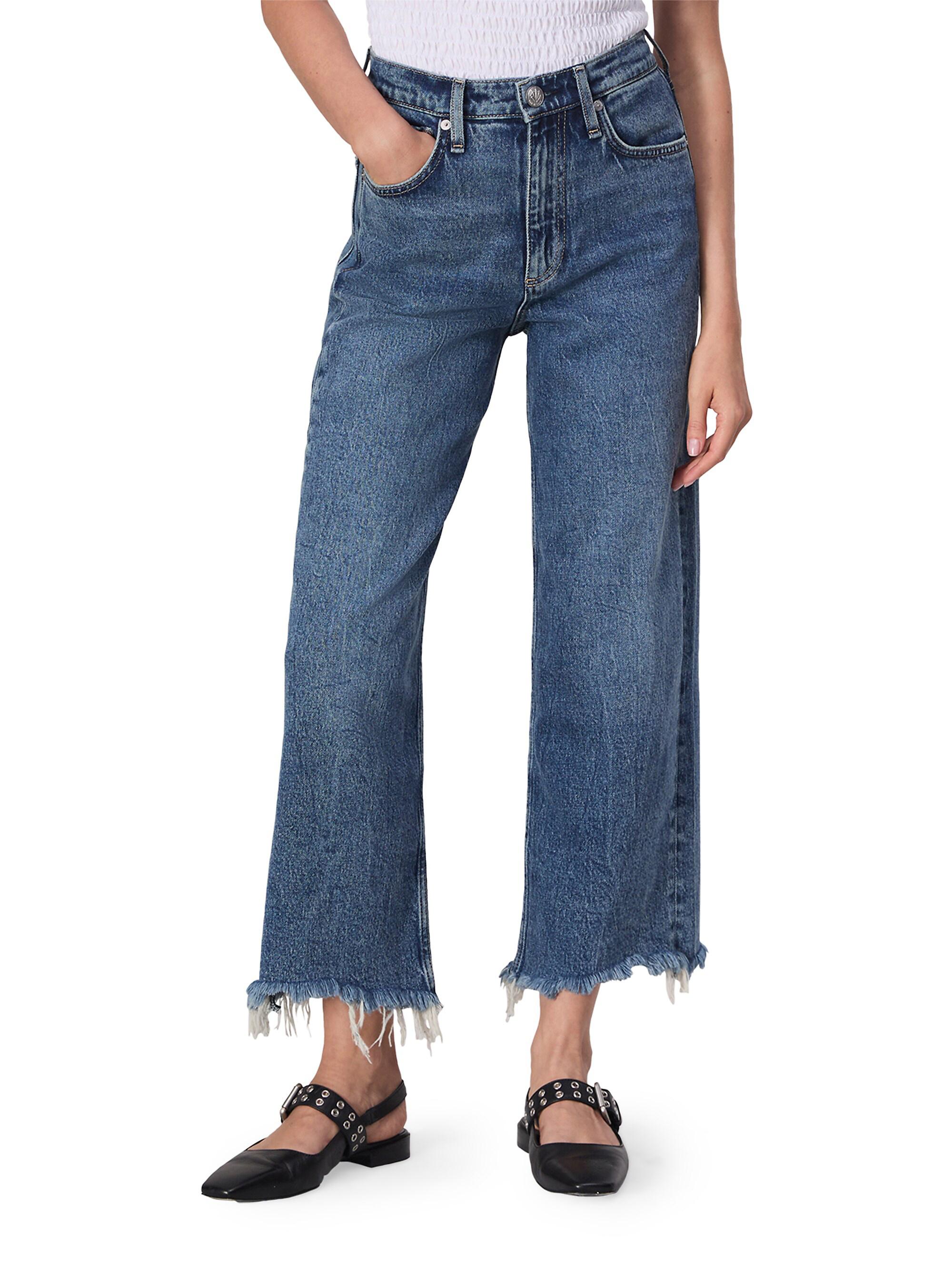 rag & bone Andi Denim Crop Wide-Leg Jeans | Saks Fifth Avenue
