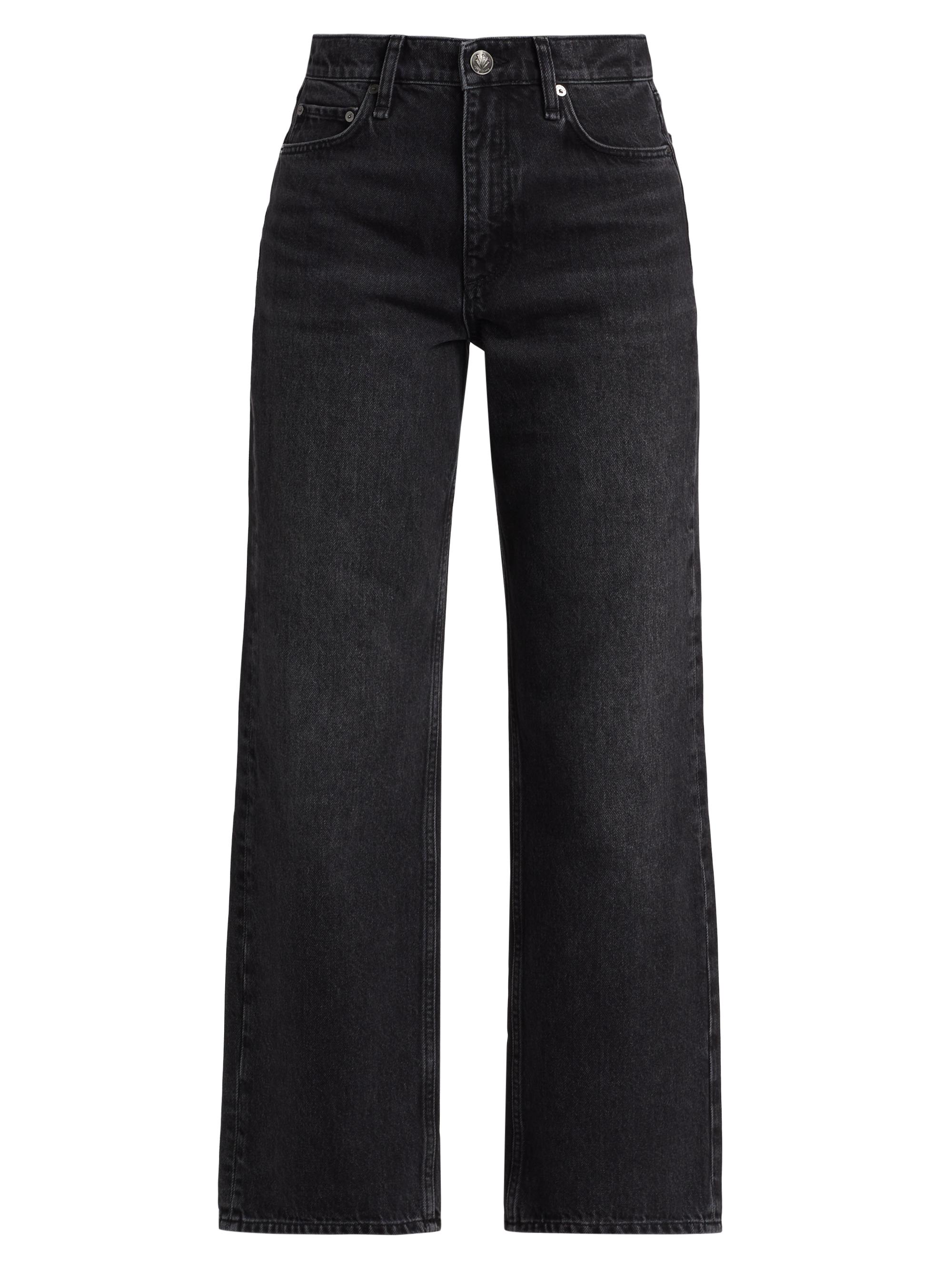 rag & bone Peyton Faux Leather Flared Jeans | Saks Fifth Avenue