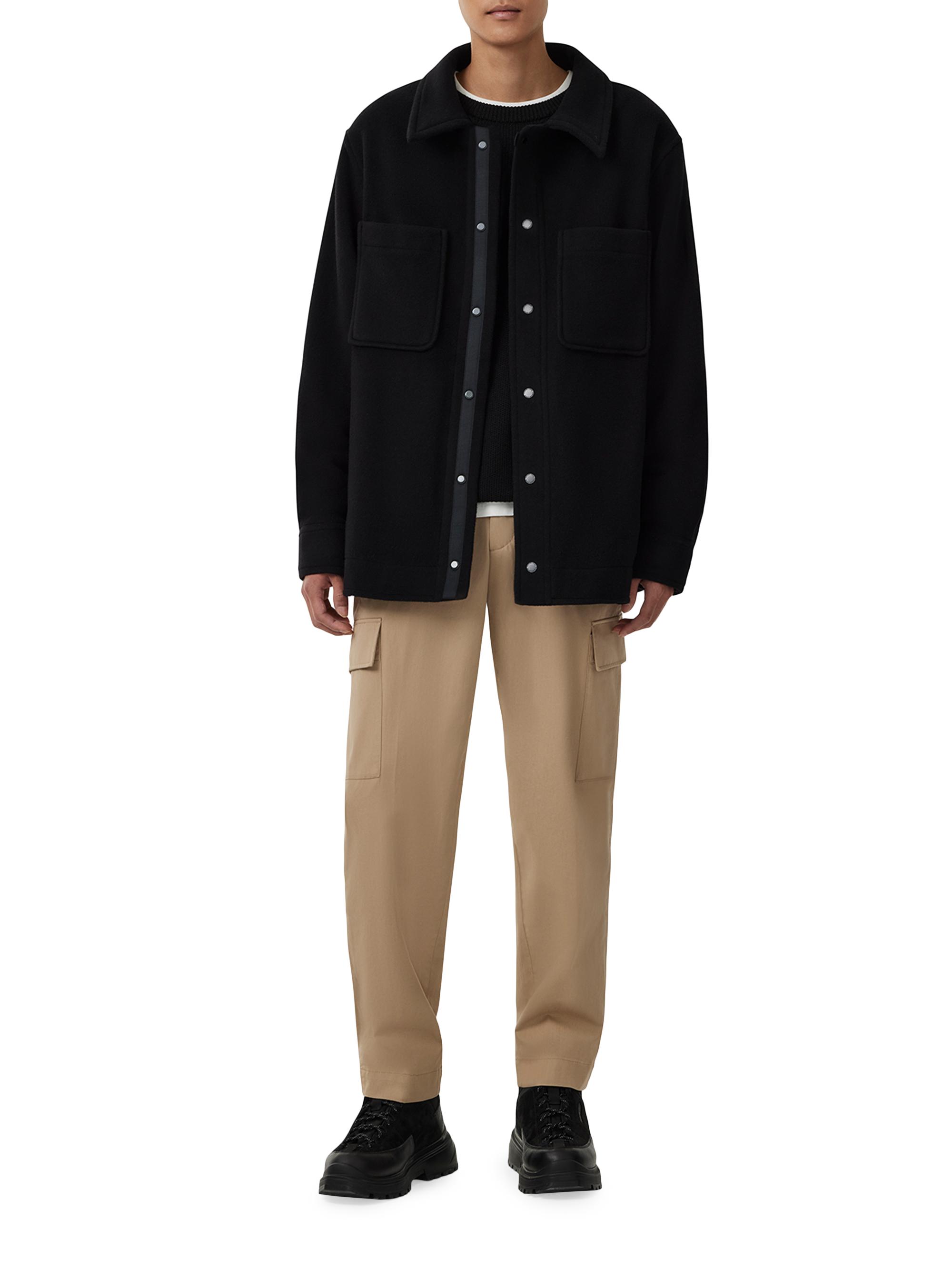 Canada Goose Men's Balas Wool Shirt Jacket - Black